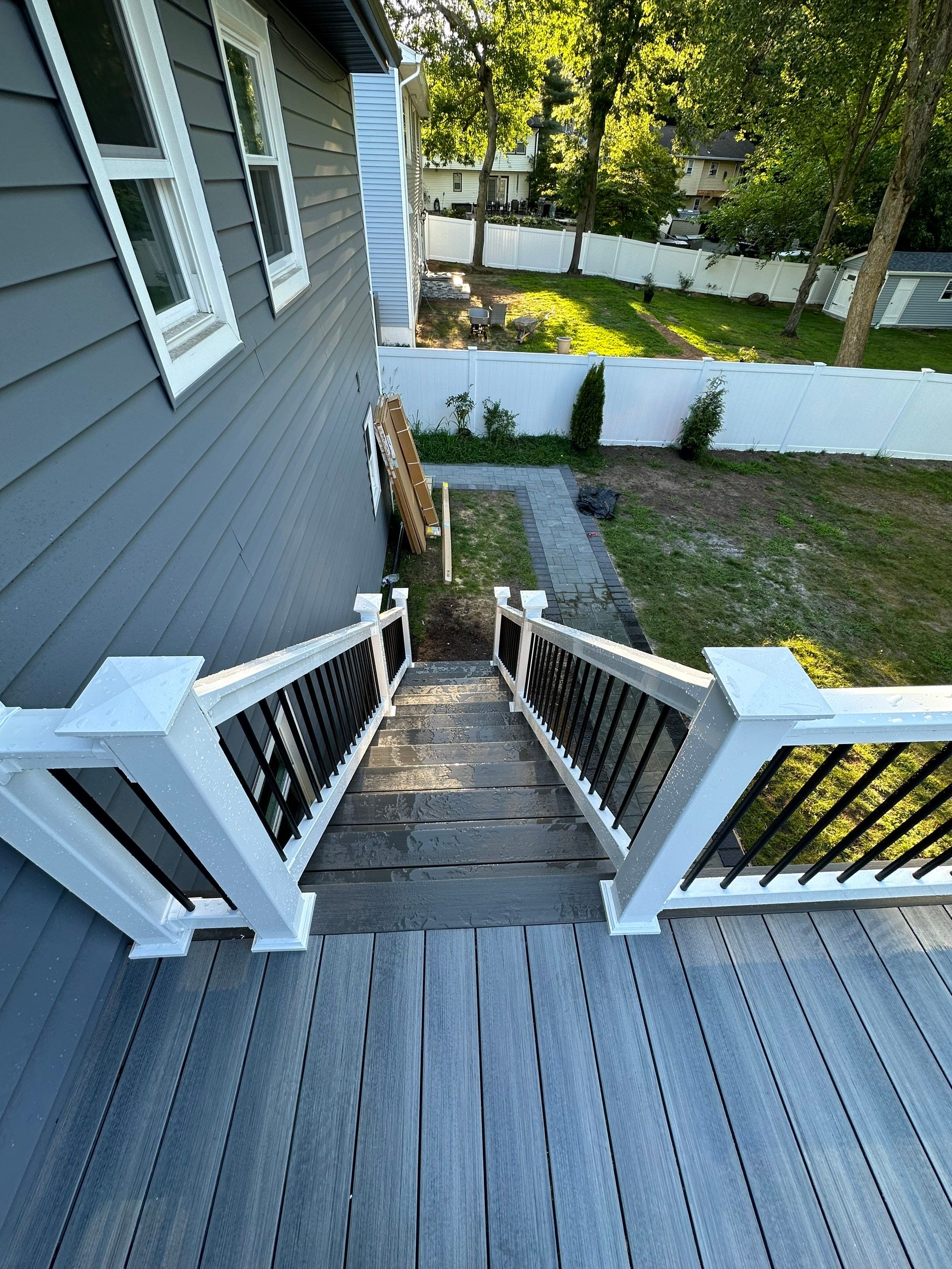 New deck in Westwood NJ by deck guardian