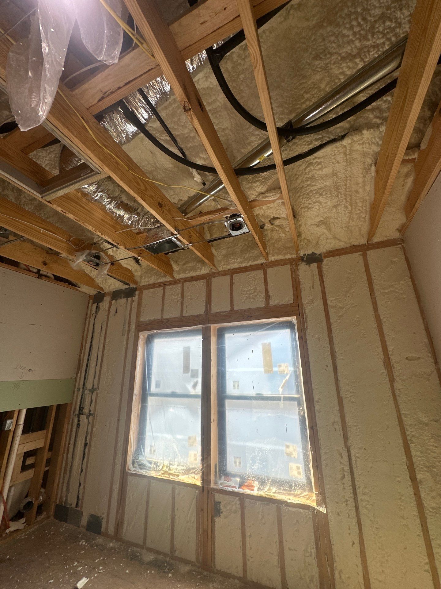 Fully encapsulated Dallas custom home  by Apex Insulation Solutions