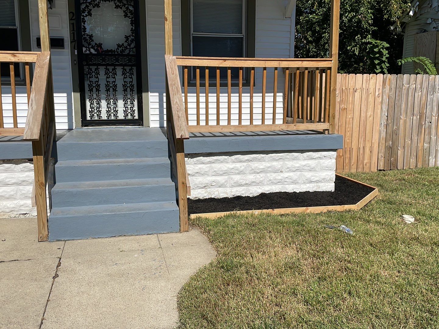 Rental Property Restoration, siding, flooring, gutters, landscaping by Storm Contracting 