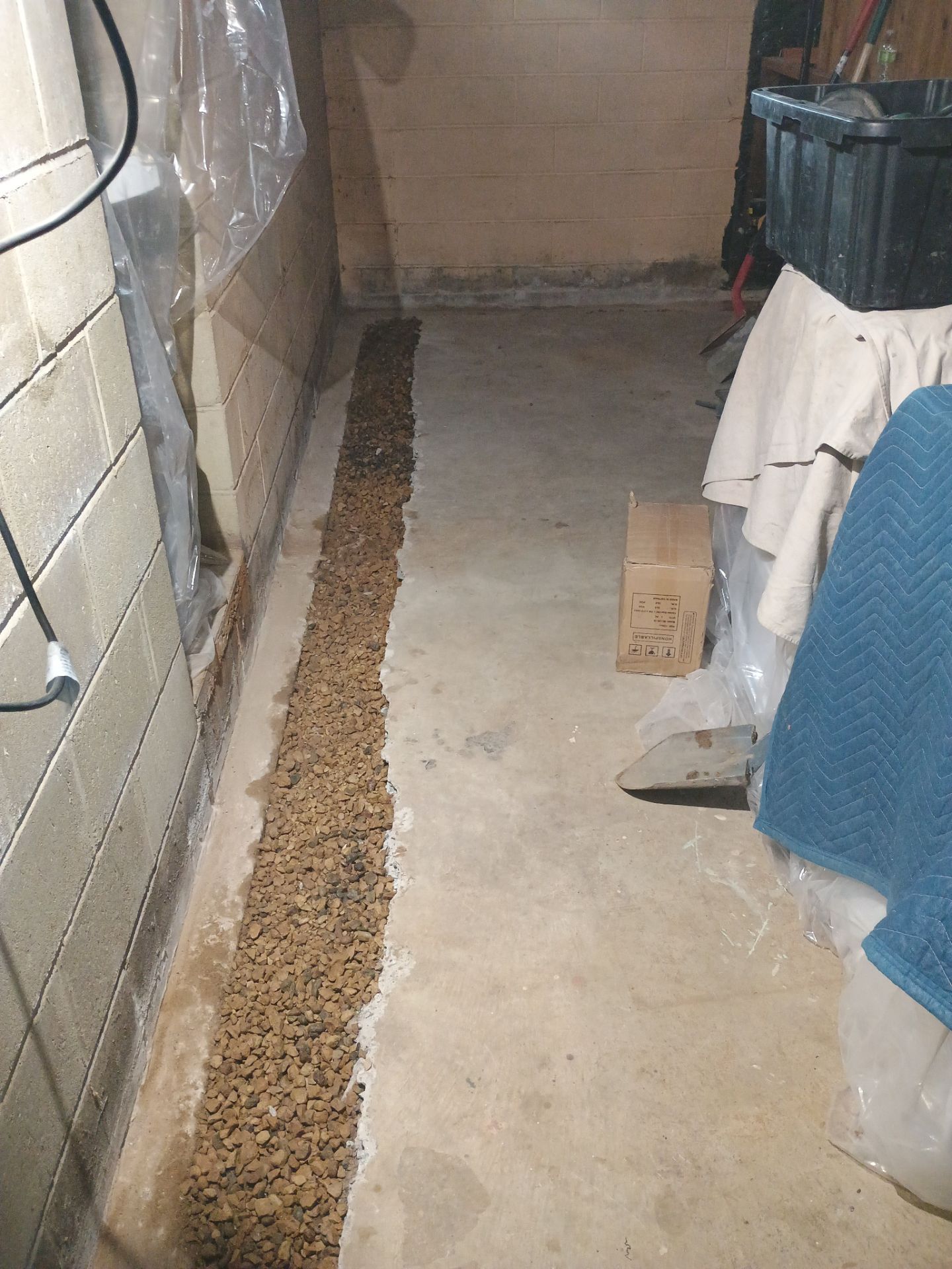 Helping Dan Get Going on His Remodel by Waterproofing Northeast