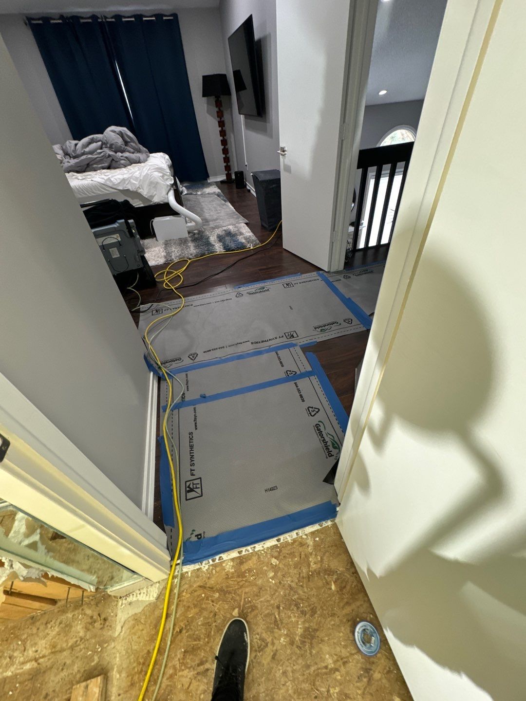 Project in West Bloomfield by EzDry Water Mitigation & Property Restoration