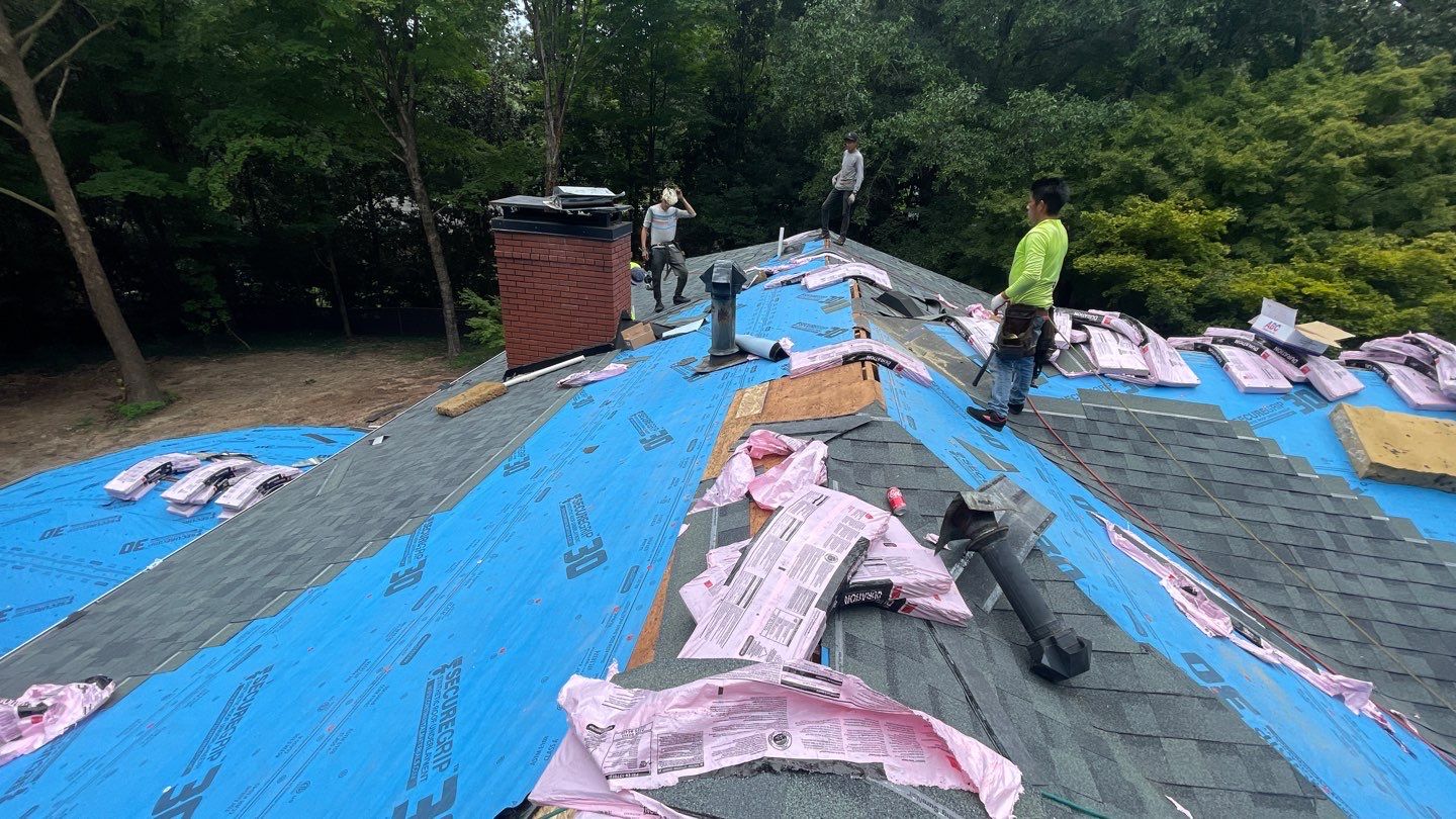 Residential Roofing Installation using Owens Corning by Inspector Roofing and Restoration