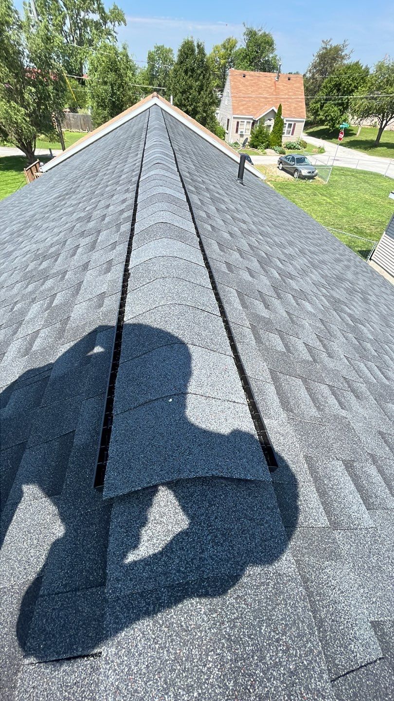Residential Roofing Installation using GAF Timberline HDZ Charcoal by Nitro Roofing and Construction