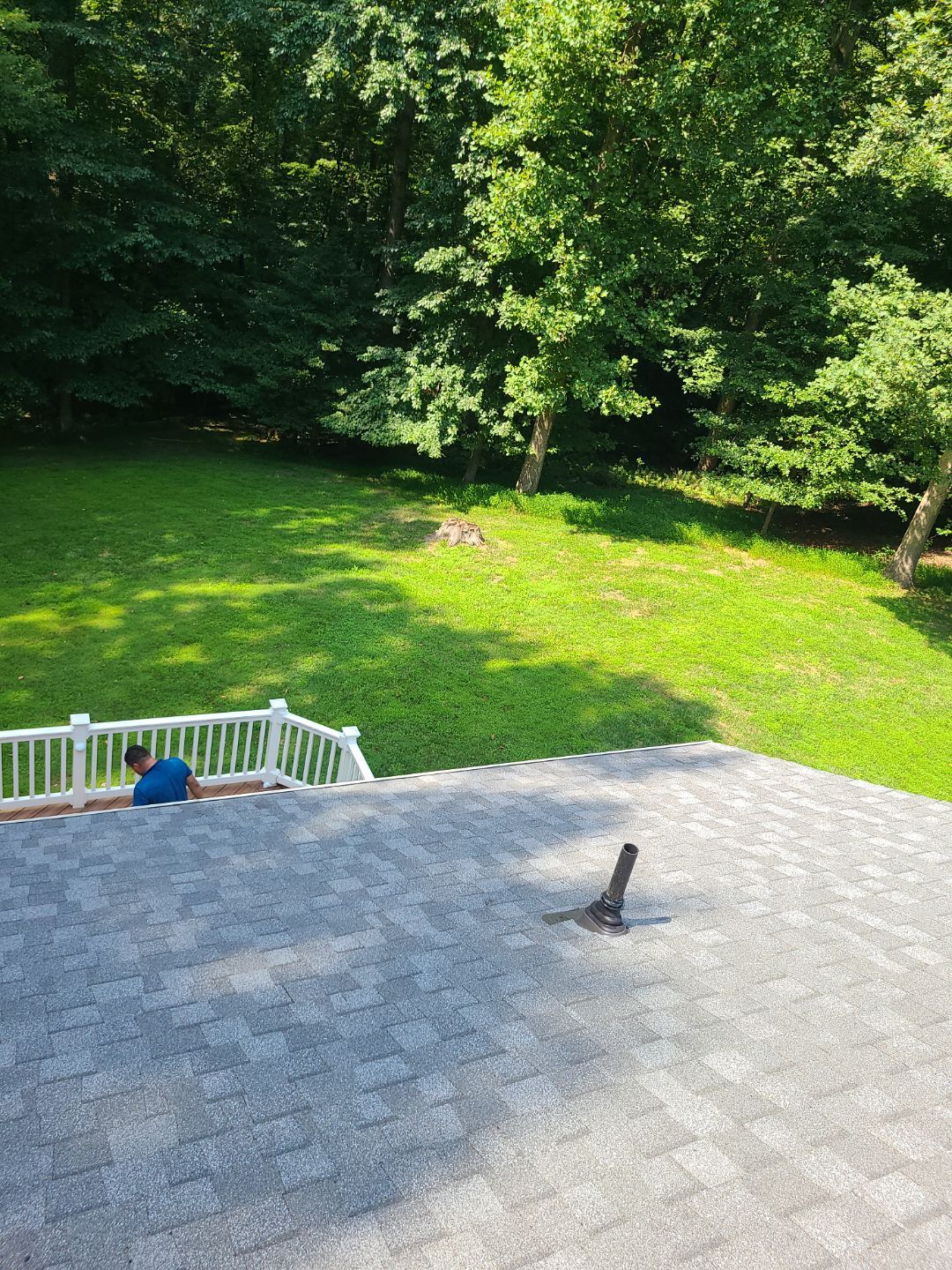 Oakton: Residential Roof Replacement with CertainTeed Landmark Designer Shingles in Pewter by RM Banning, Inc.