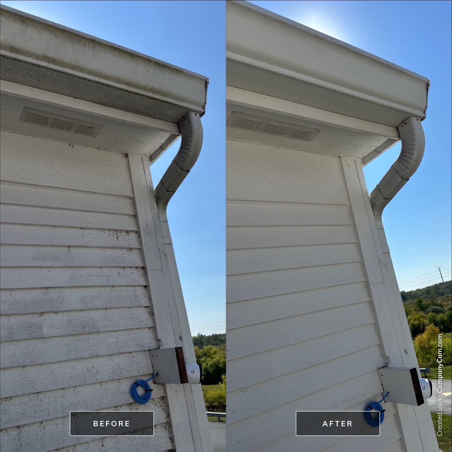 Chain of Lakes Community Bible Church Exterior Wash by Simmons Power & Soft Washing