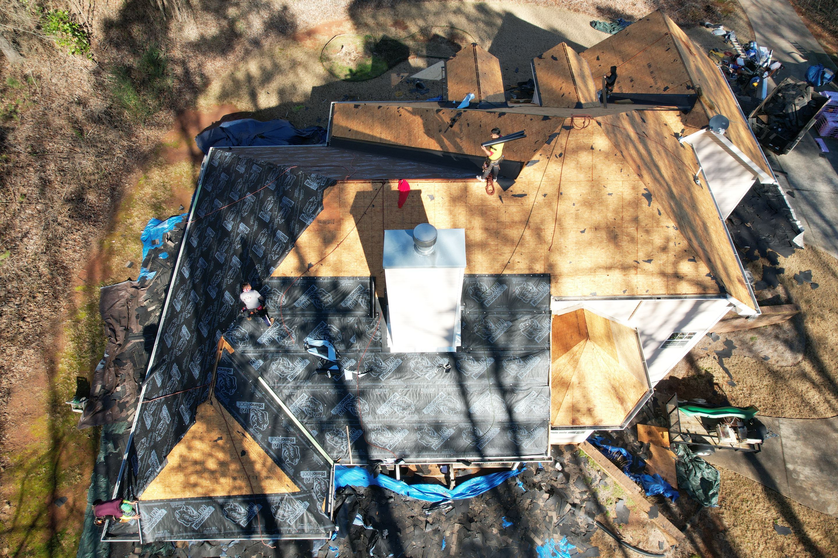 Residential Roofing Installation using Owens Corning by Inspector Roofing and Restoration