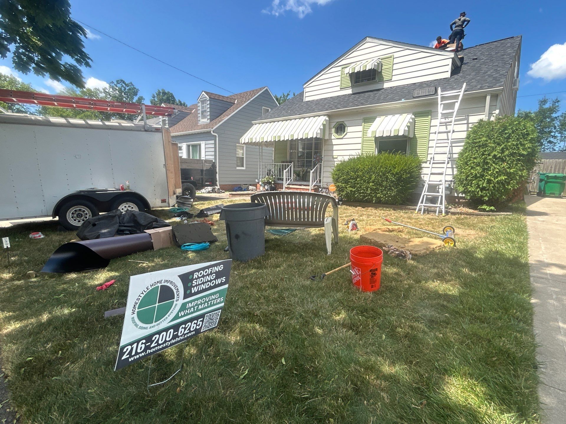 Roof Replacement by Homestyle in Maple Heights, Ohio by Homestyle Home Improvements (HHI)