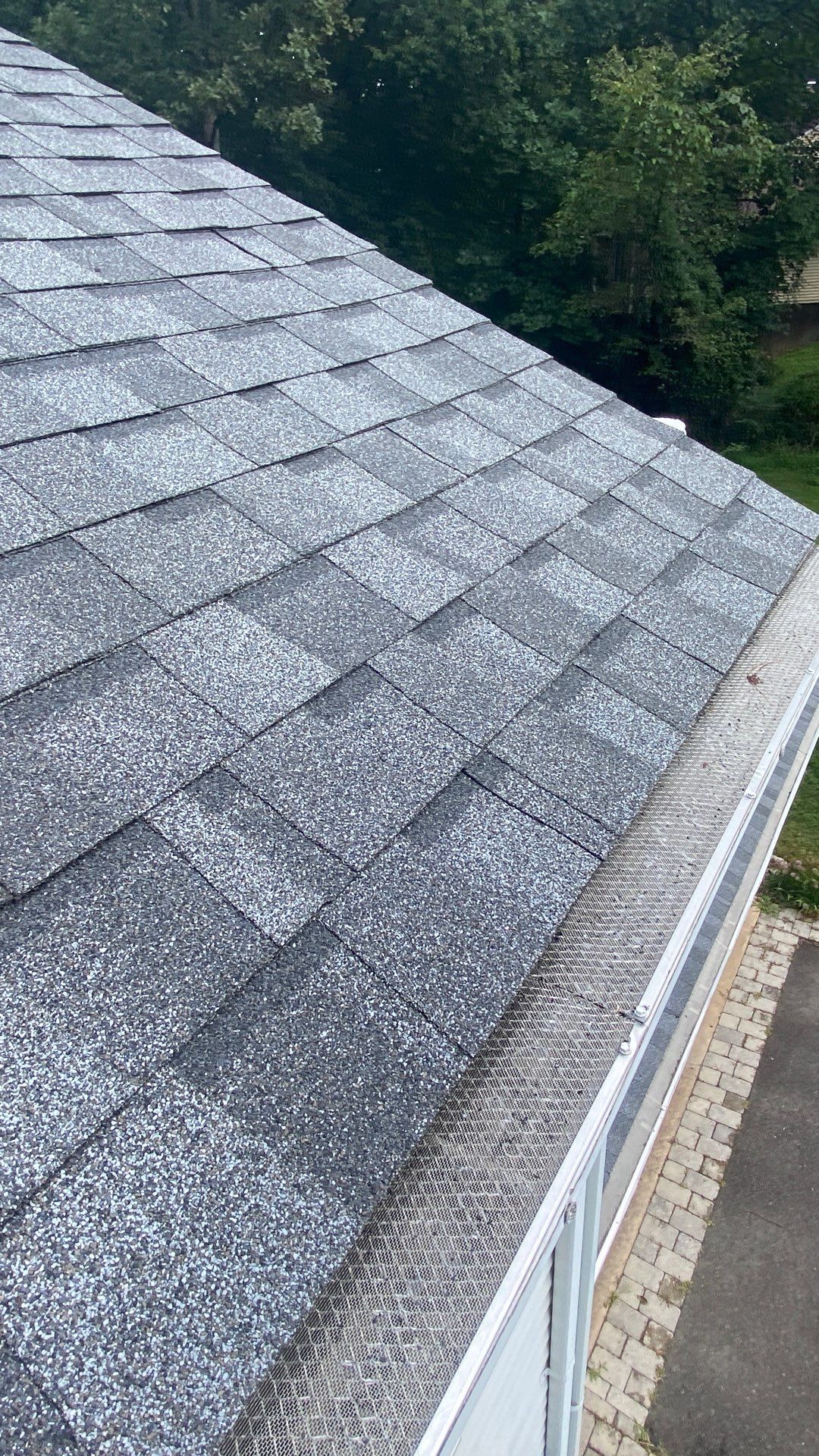 Oakton: Residential Roof Replacement with CertainTeed Landmark Designer Shingles in Pewter by RM Banning, Inc.