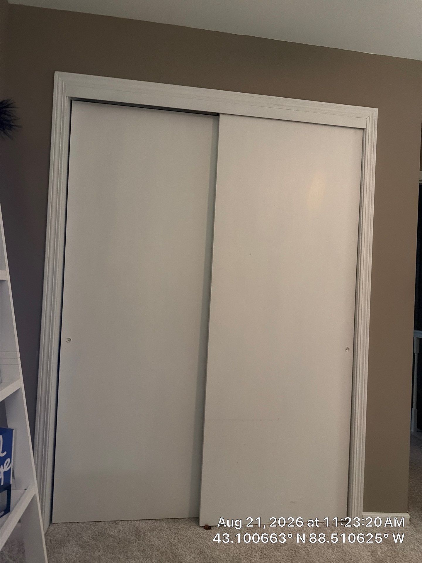 Interior Sliding Closet Door and Trim Installation in Oconomowoc by CompanyCam Sales Demo