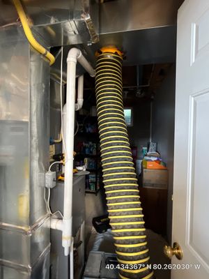 Air Duct Cleaning With a Vacuum Truck in Imperial, PA