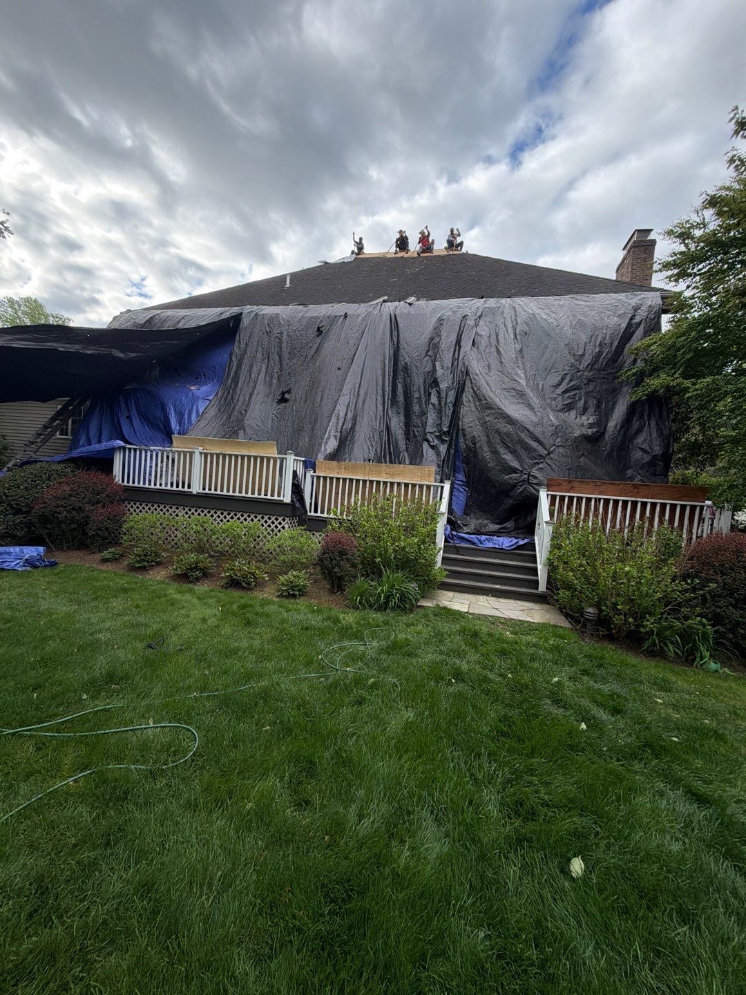 DiGiorgi installs asphalt shingled roof in beautiful Stamford hom! by DiGiorgi Roofing and Siding Inc