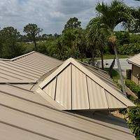 24ga 1.5" Snap-Lock Sierra Tan by Total Roofing System The Metal Roof Experts