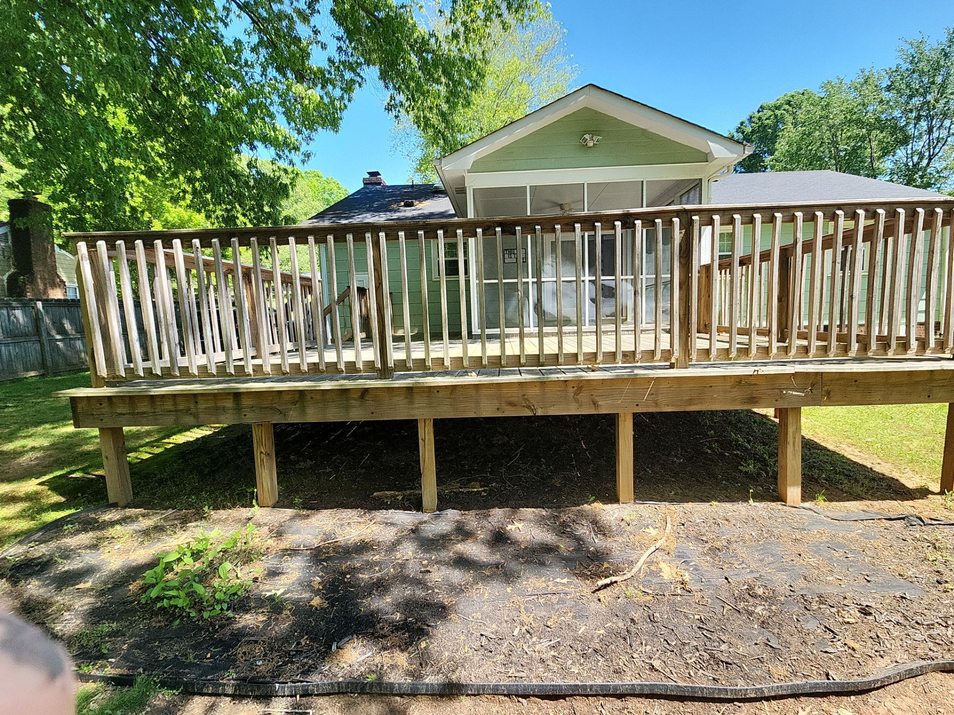 Weathered Deck using Wood Sealant by DuraSeal