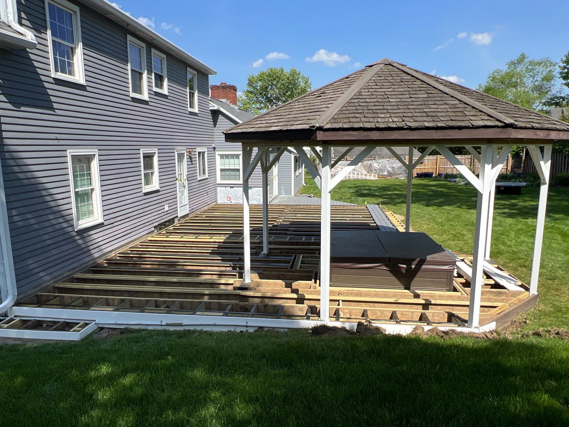 Deck Repair using Trex Select Decking by Chagnon Building & Remodeling LLC
