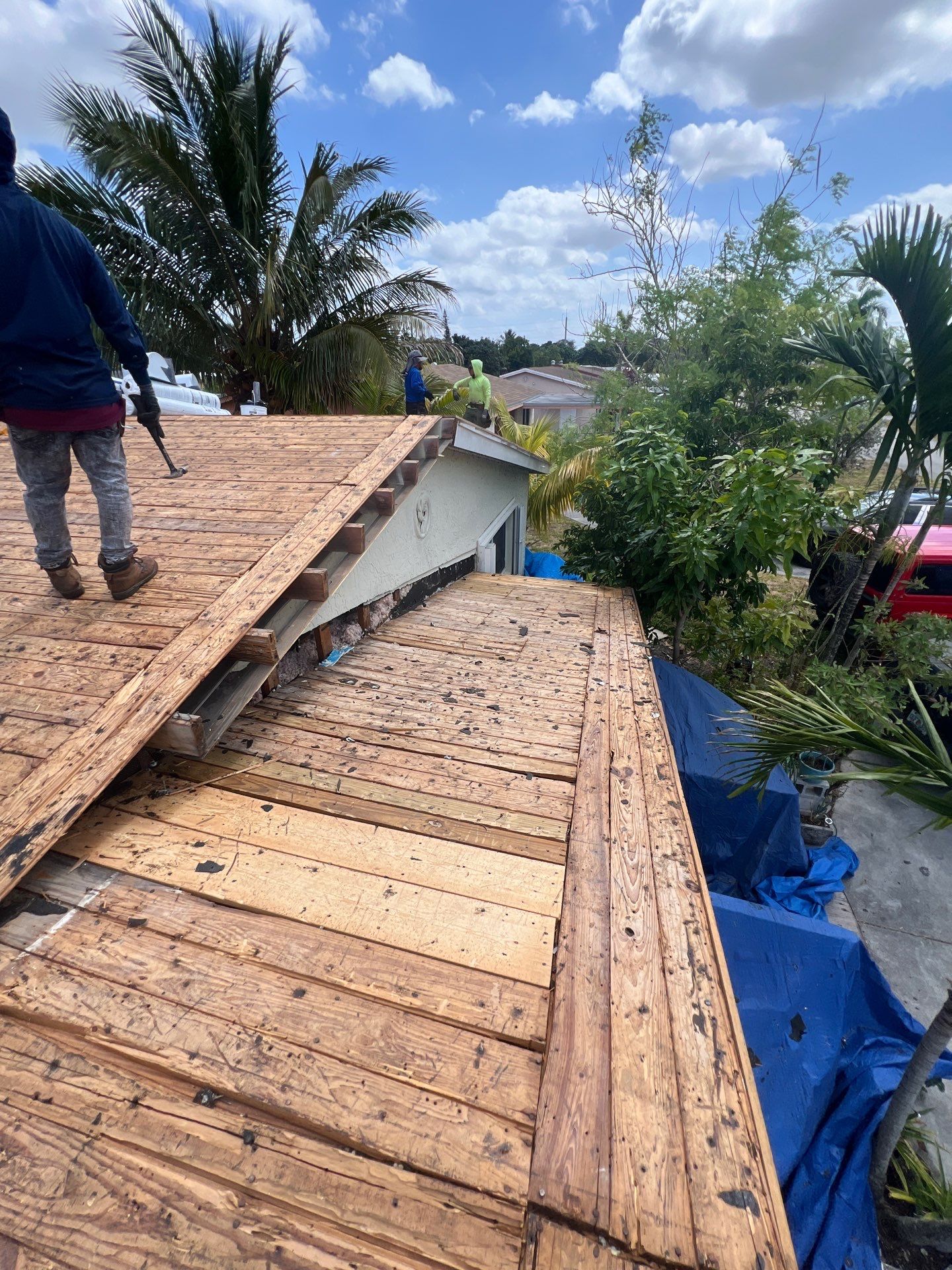 Beautiful Blue Shingle Re-Roof in Hollywood! by First Due Roofing