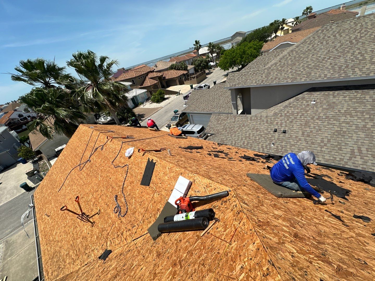 Residential Roofing Installation using Owen's Corning Duration (Lifetime) Shingles by Roof Repair Company