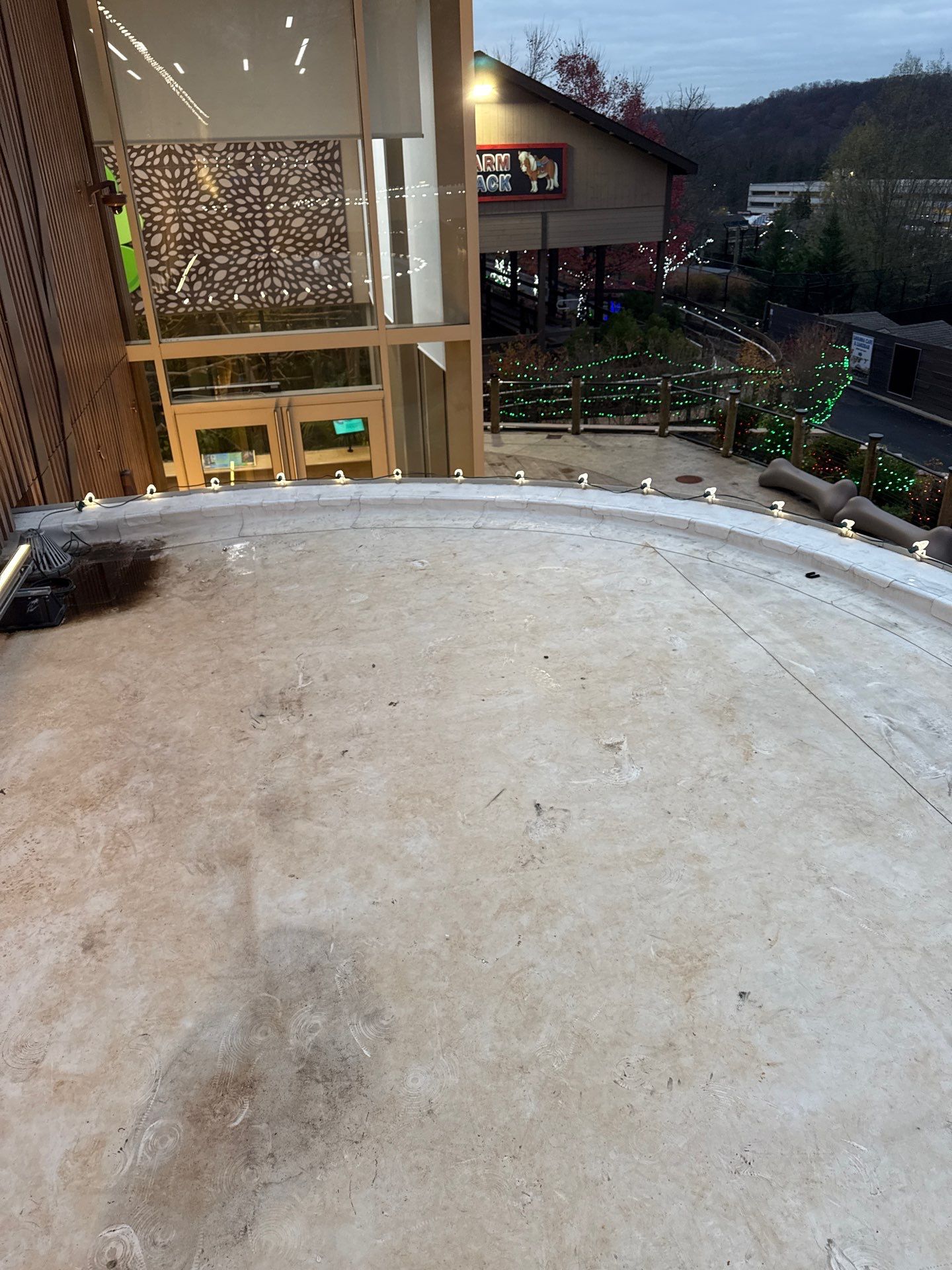 Commercial Holiday Lighting in West Orange, NJ by Clearview Washing