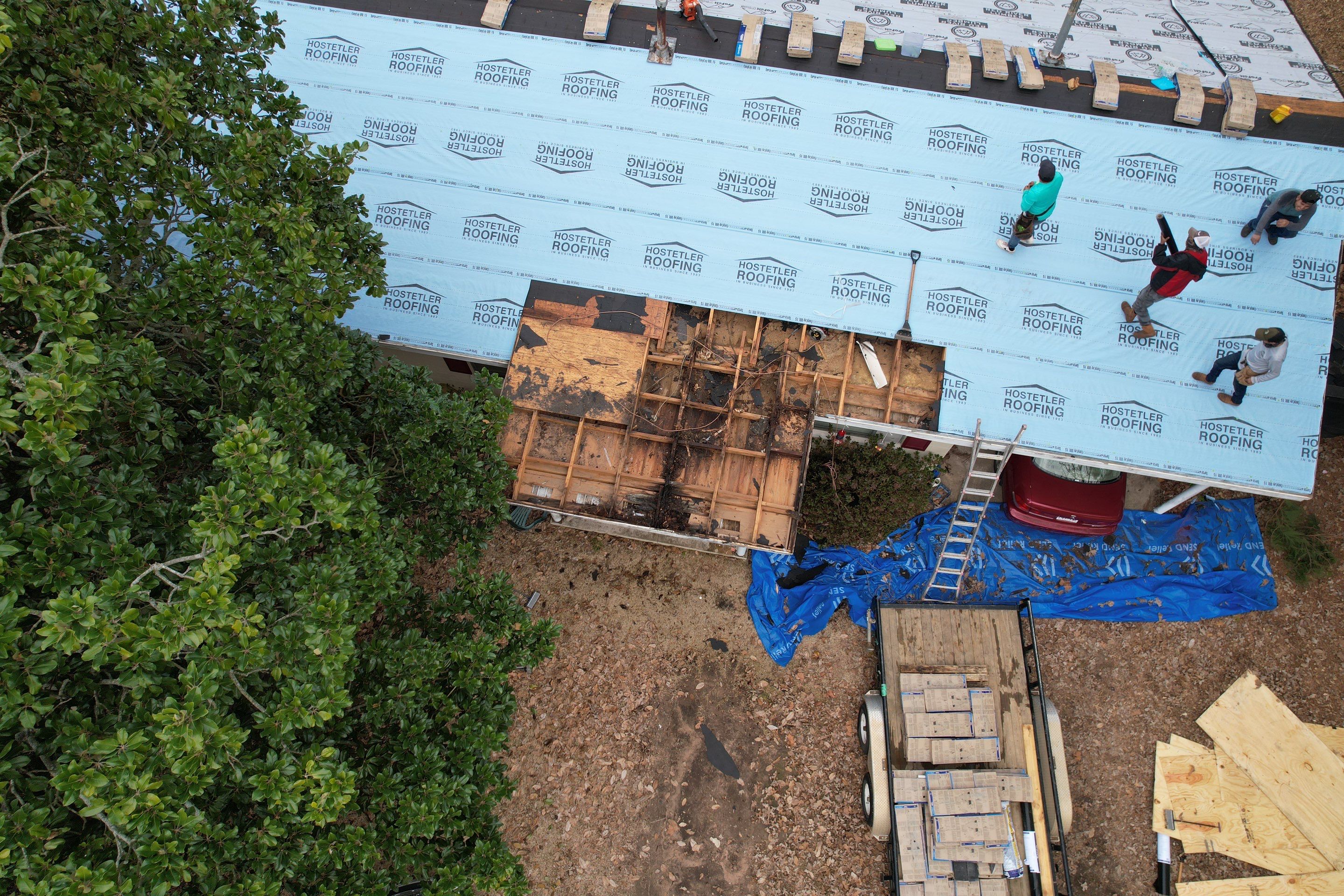 Residential Shingle Reroof using Malarkey Highlander NEX by Hostetler Roofing
