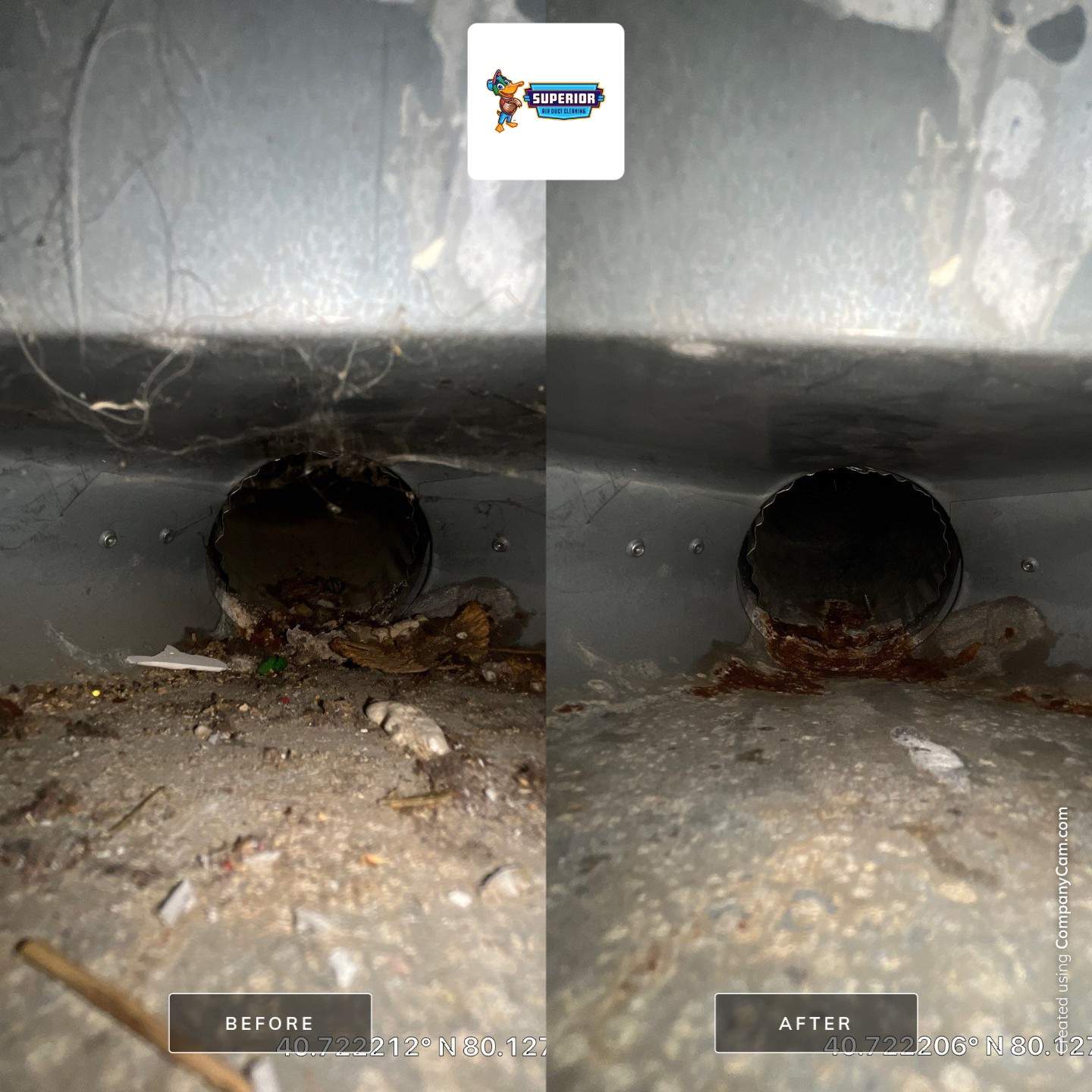 Air Duct Cleaning With a Vacuum Truck in Cranberry Twp, PA by Superior Air Duct Cleaning
