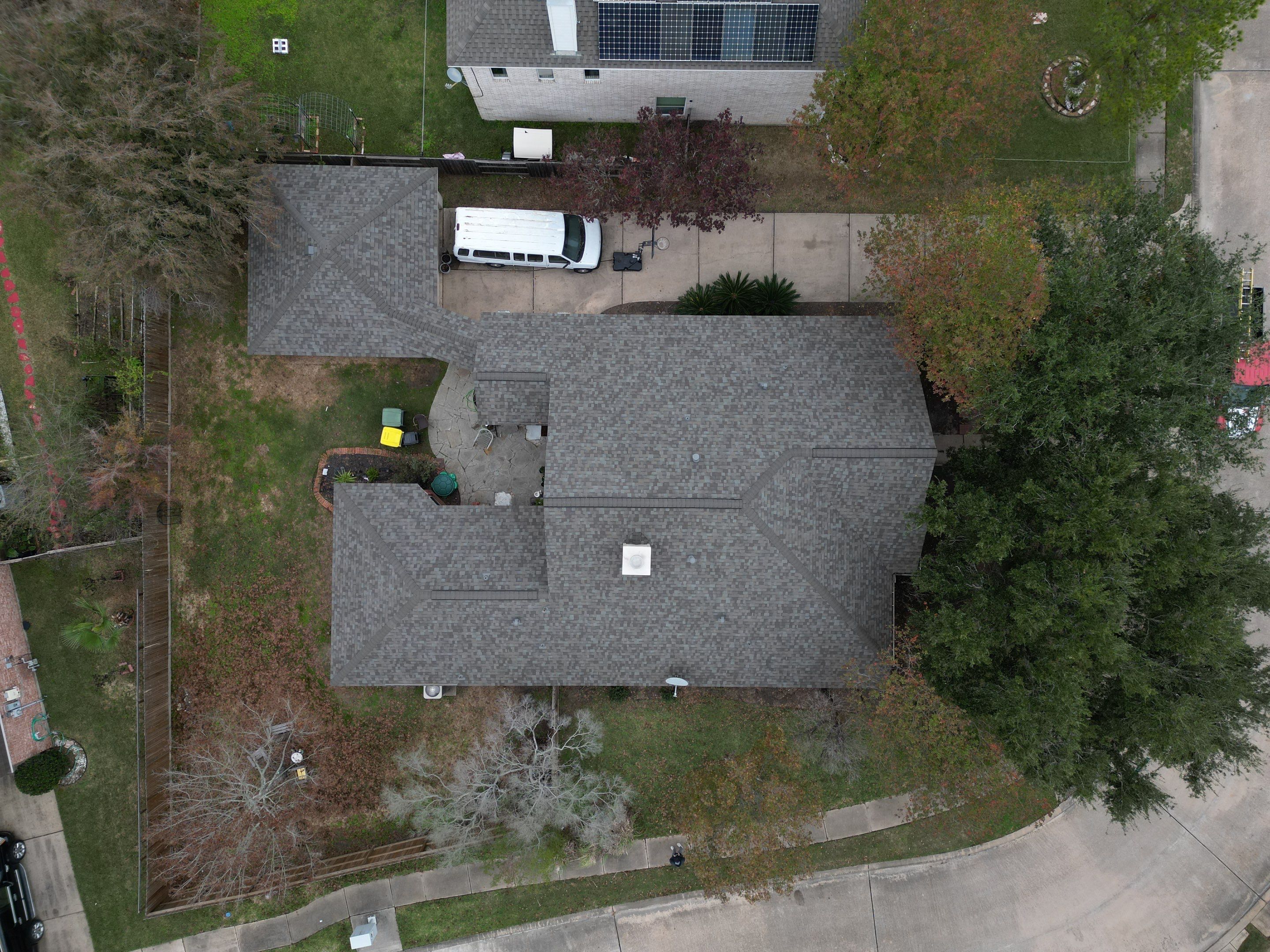 OC Duration Driftwood by HHH Roofing & Construction