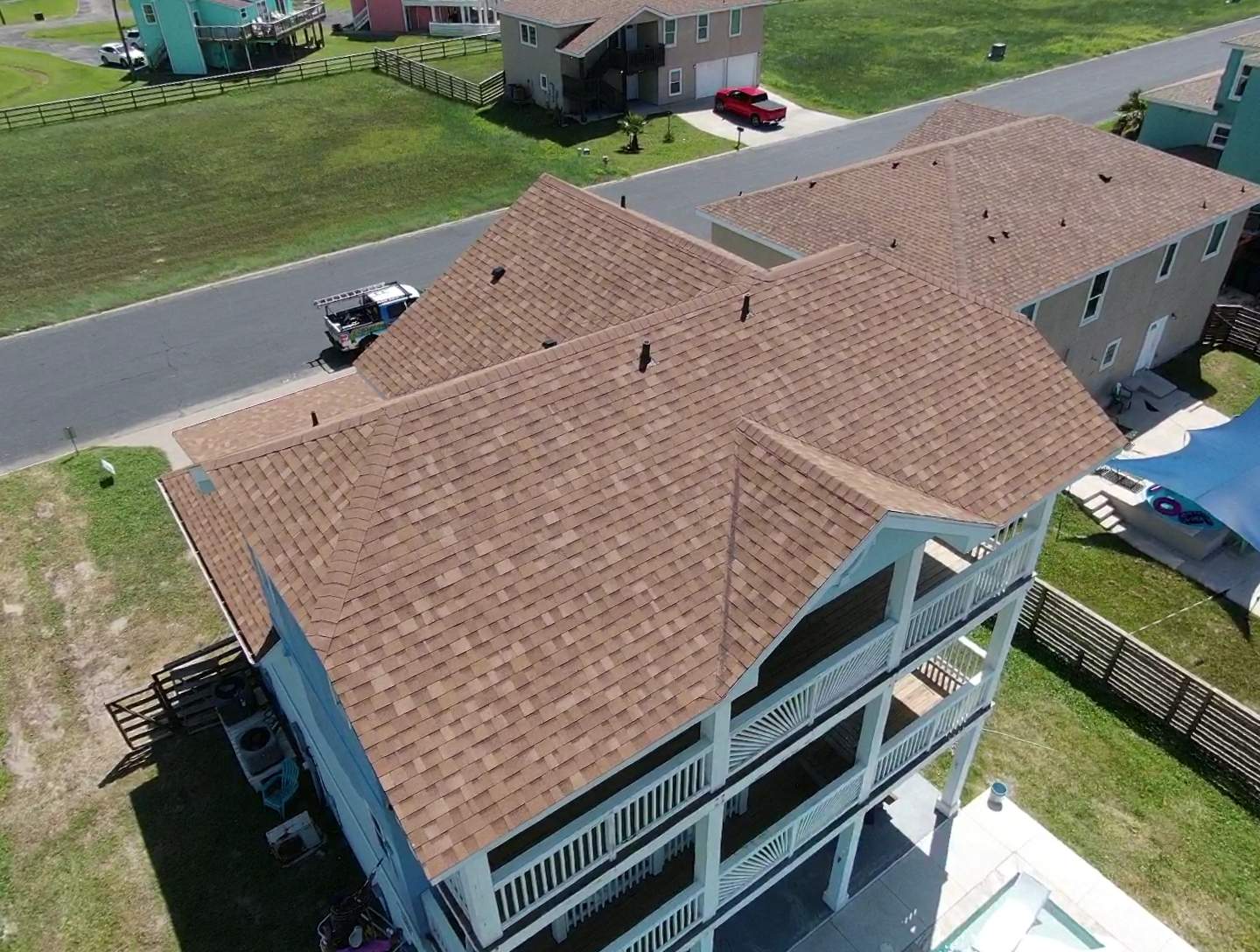 We Aint Scared of heights  by Bayfront Roofing and Construction