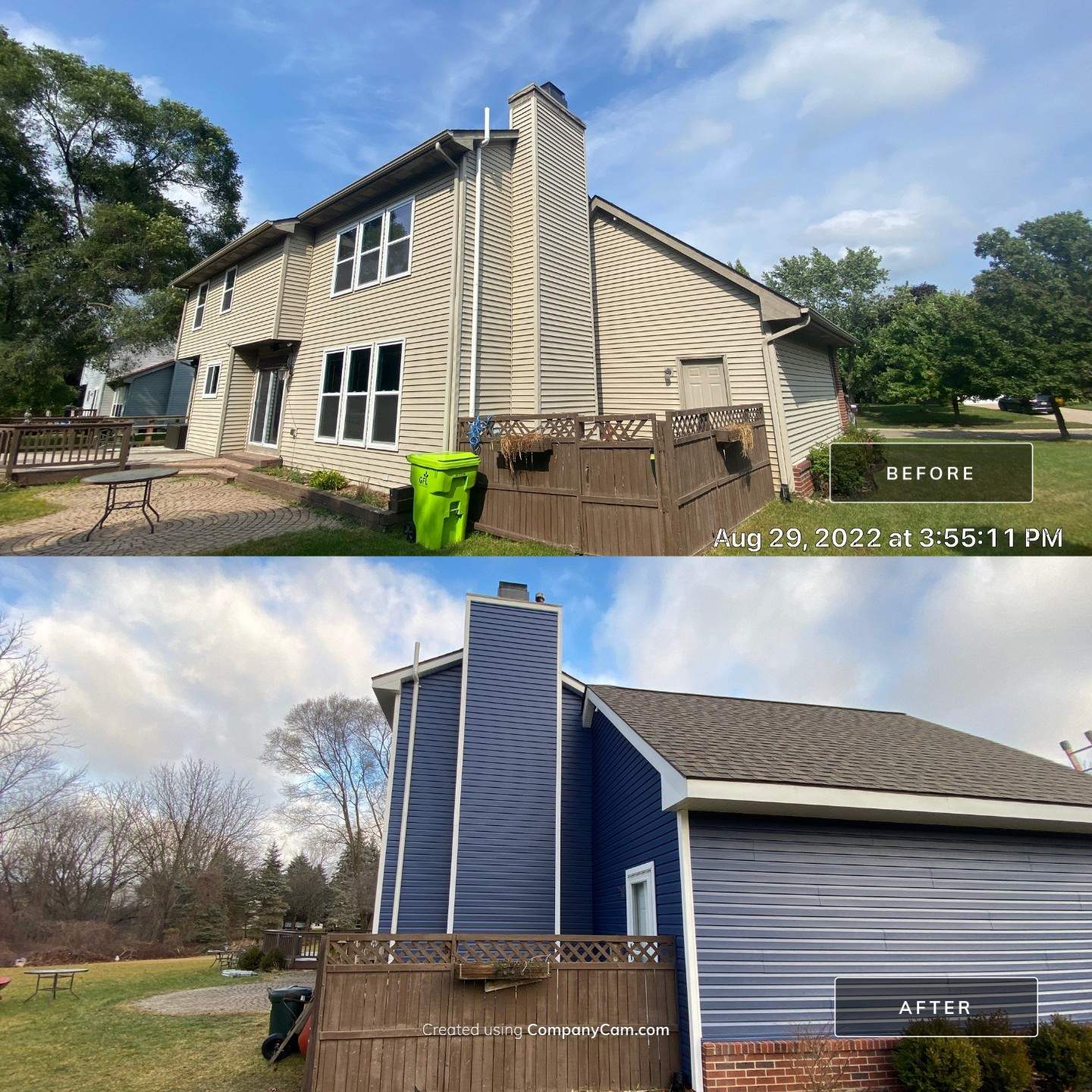Siding Replacement using CertainTeed Restoration Classis D4 by 180 Contractors
