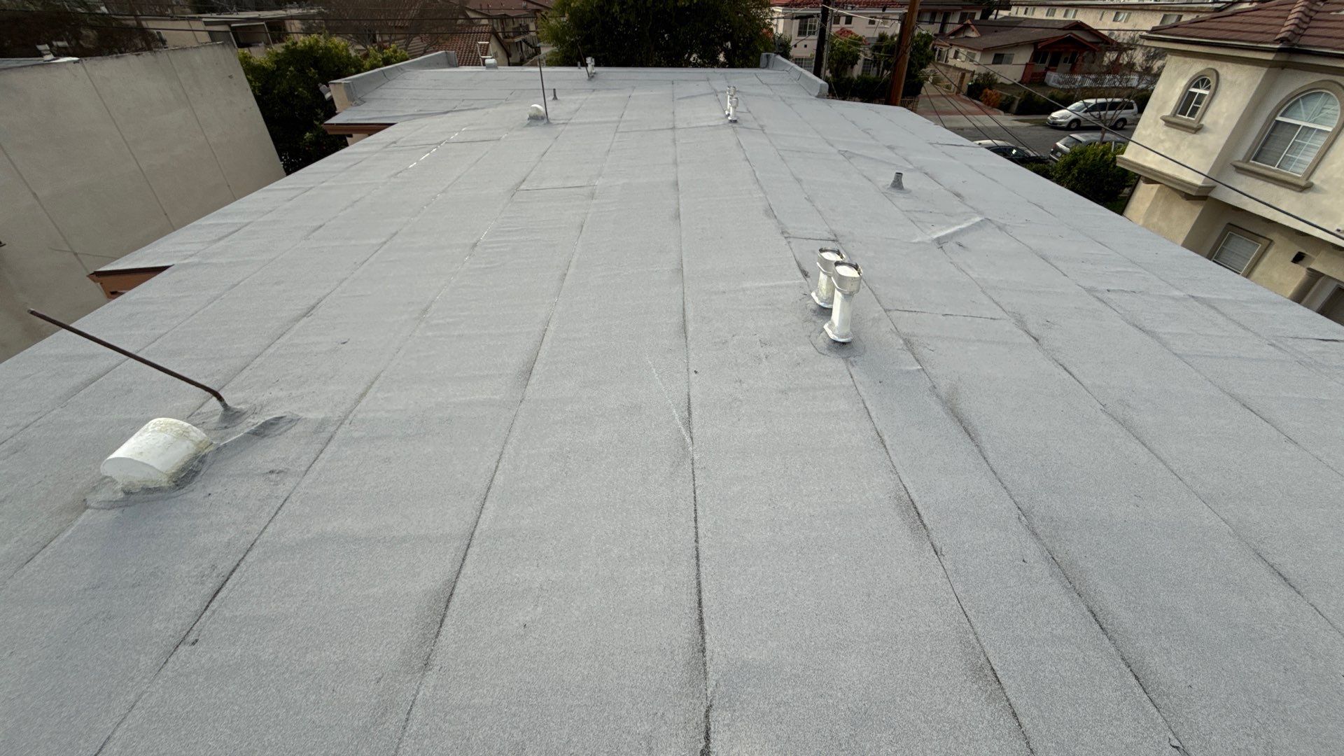 Commercial Roofing Installation using CertainTeed GTA Modified Bitumen System by Hull Brothers Roofing