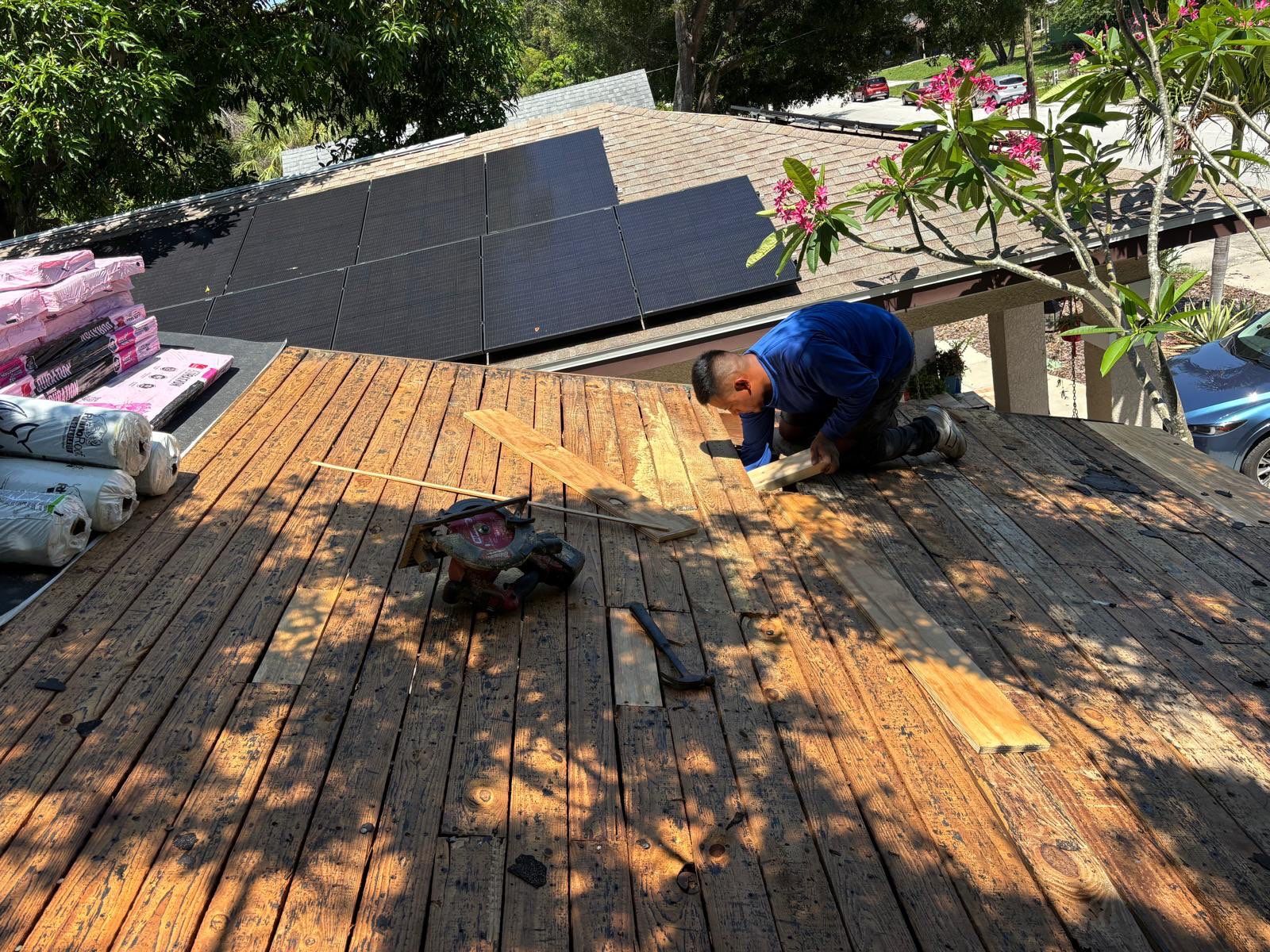 Project in St. Petersburg 33713 by Mitchell Roofing Company LLC 