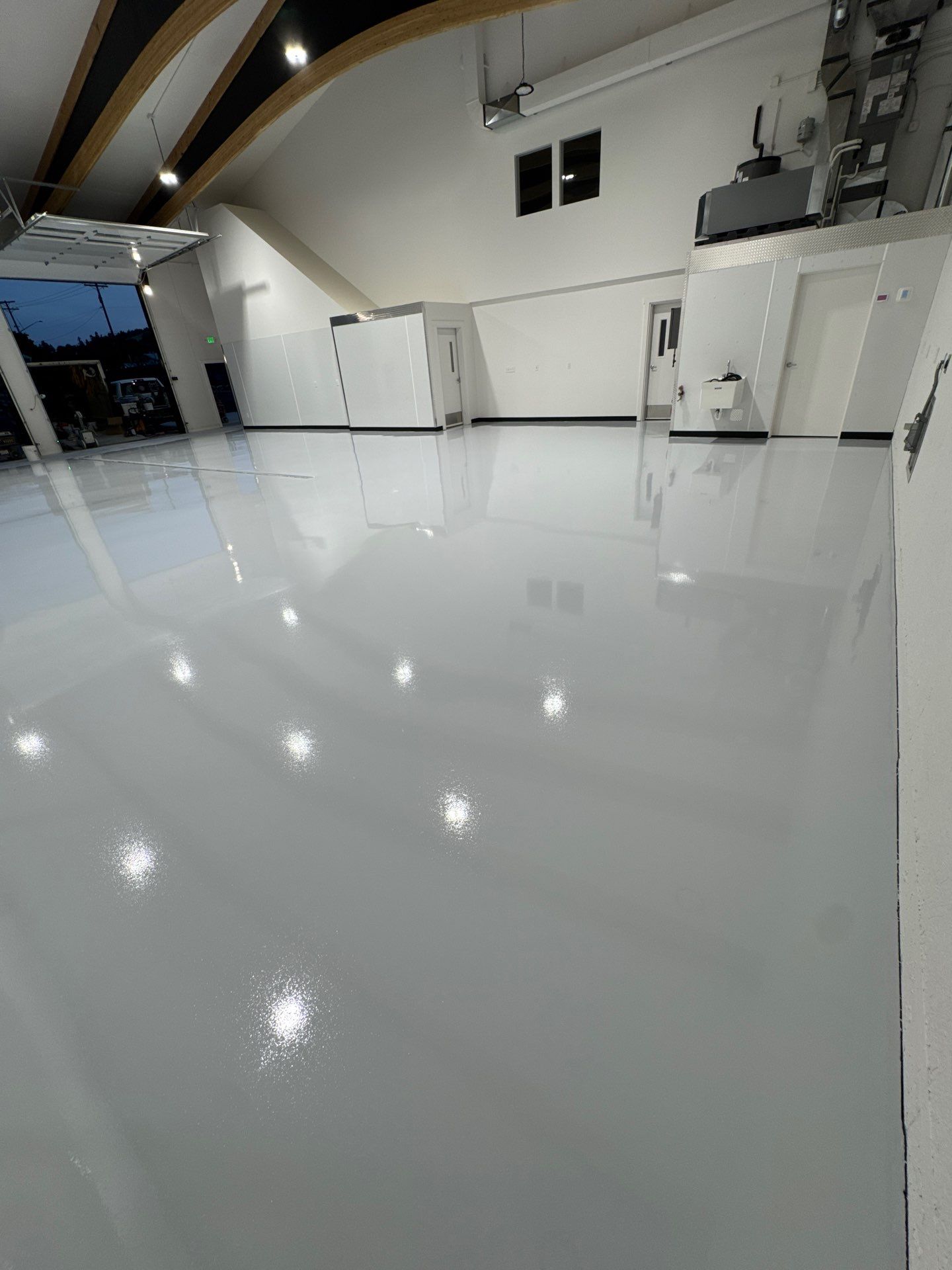 Colfax Commercial Shop Transformation With Vapor Mitigating Floor Coatings by Croc Coatings, LLC