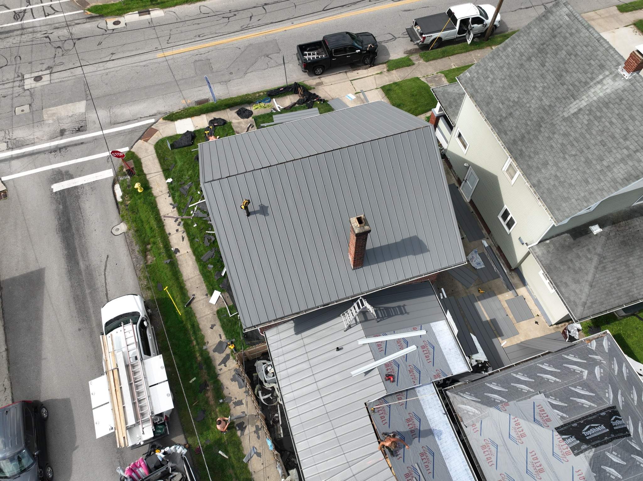 Heavy Metal in Wooster: Textured Charcoal Fortress by Cornerstone Roofing And Siding