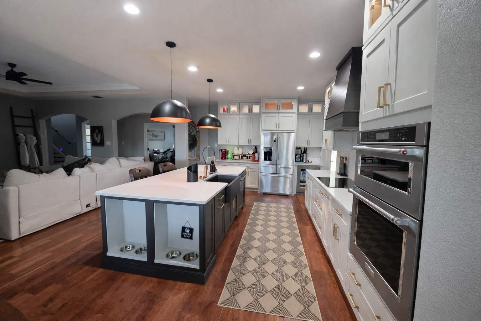 New Braunfels Kitchen Remodel | Custom Two-Tone Cabinets & Statement Island by Legacy Bath and Kitchen 