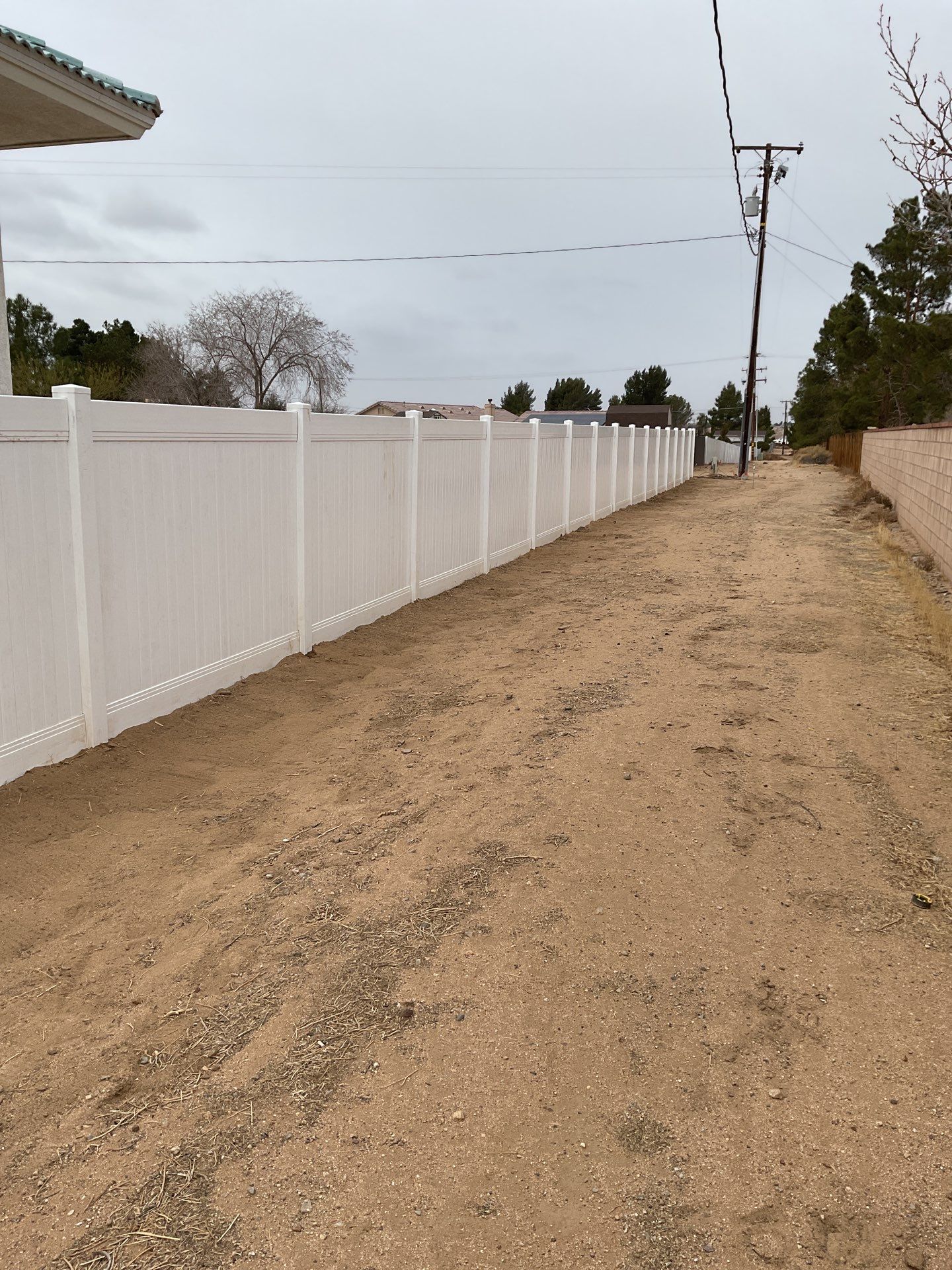 Fence Installation using Vinyl by Fence Guys Inc. 