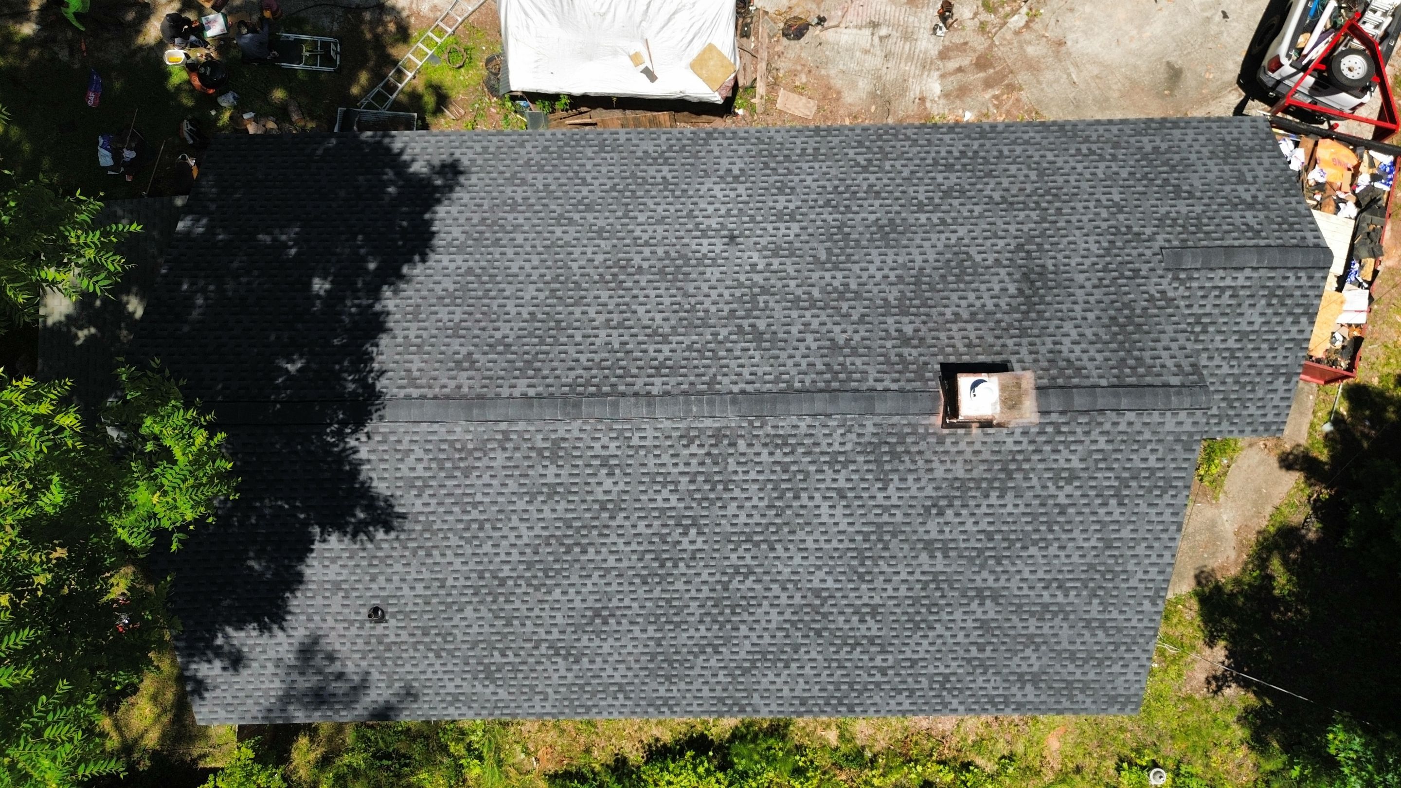 Atlanta, GA Roof Replacement GAF Timberline HDZ Charcoal by Reset Roofing