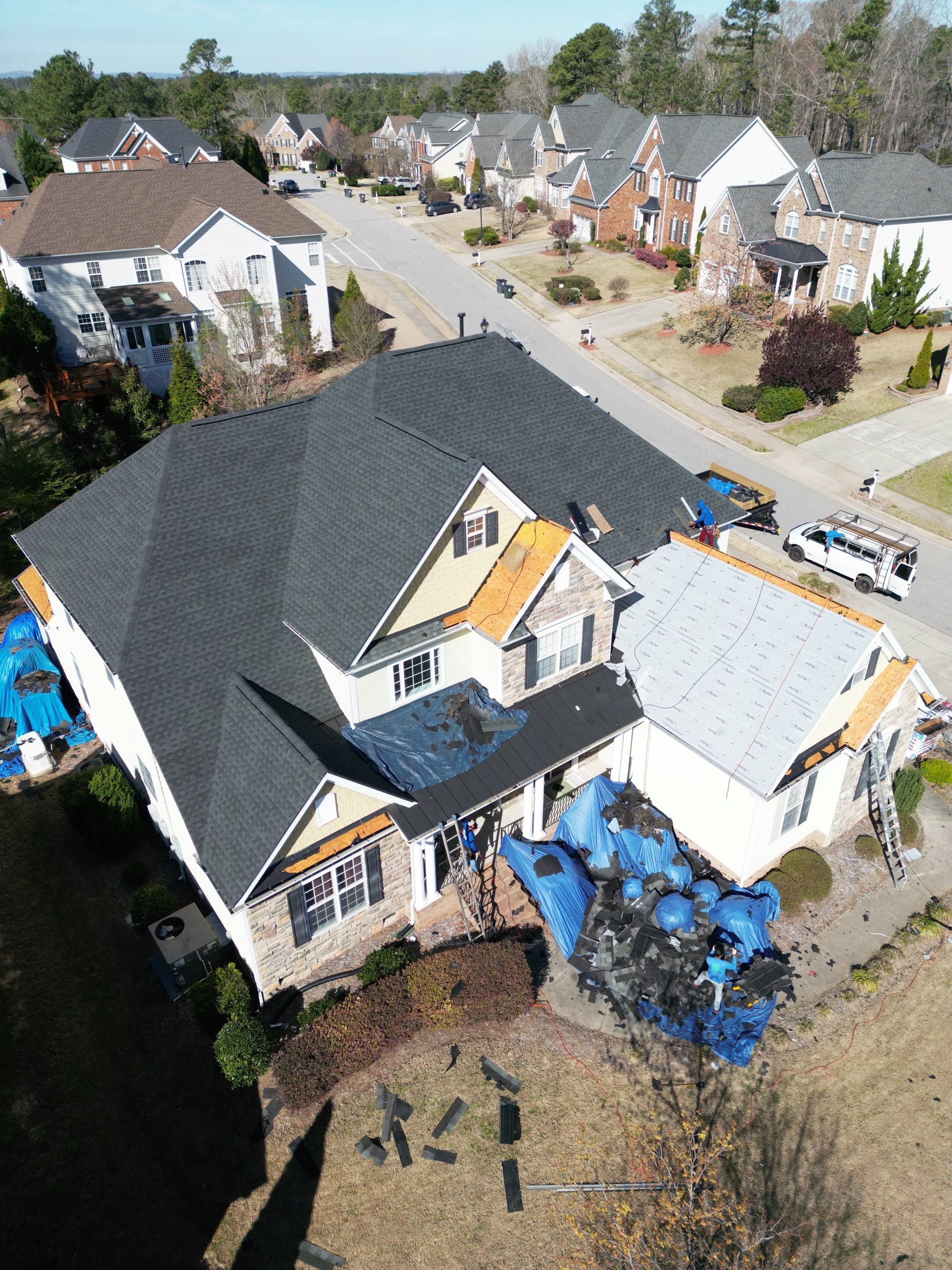 Roof Replacement - GAF Timberline HDZ Charcoal  by Pro Performance Roofing