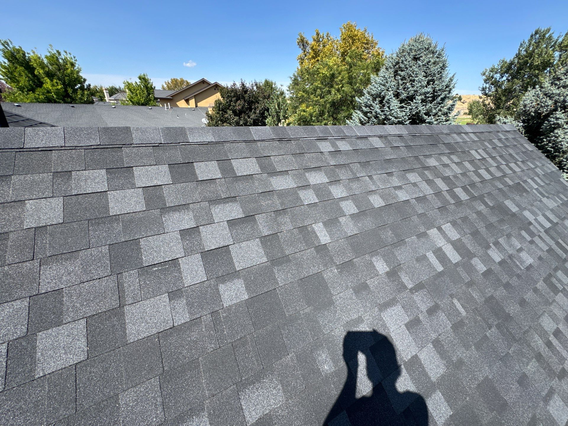 Middleton Residential Roof Replacement with Dark Grey Architectural Shingles by Olive Roofing
