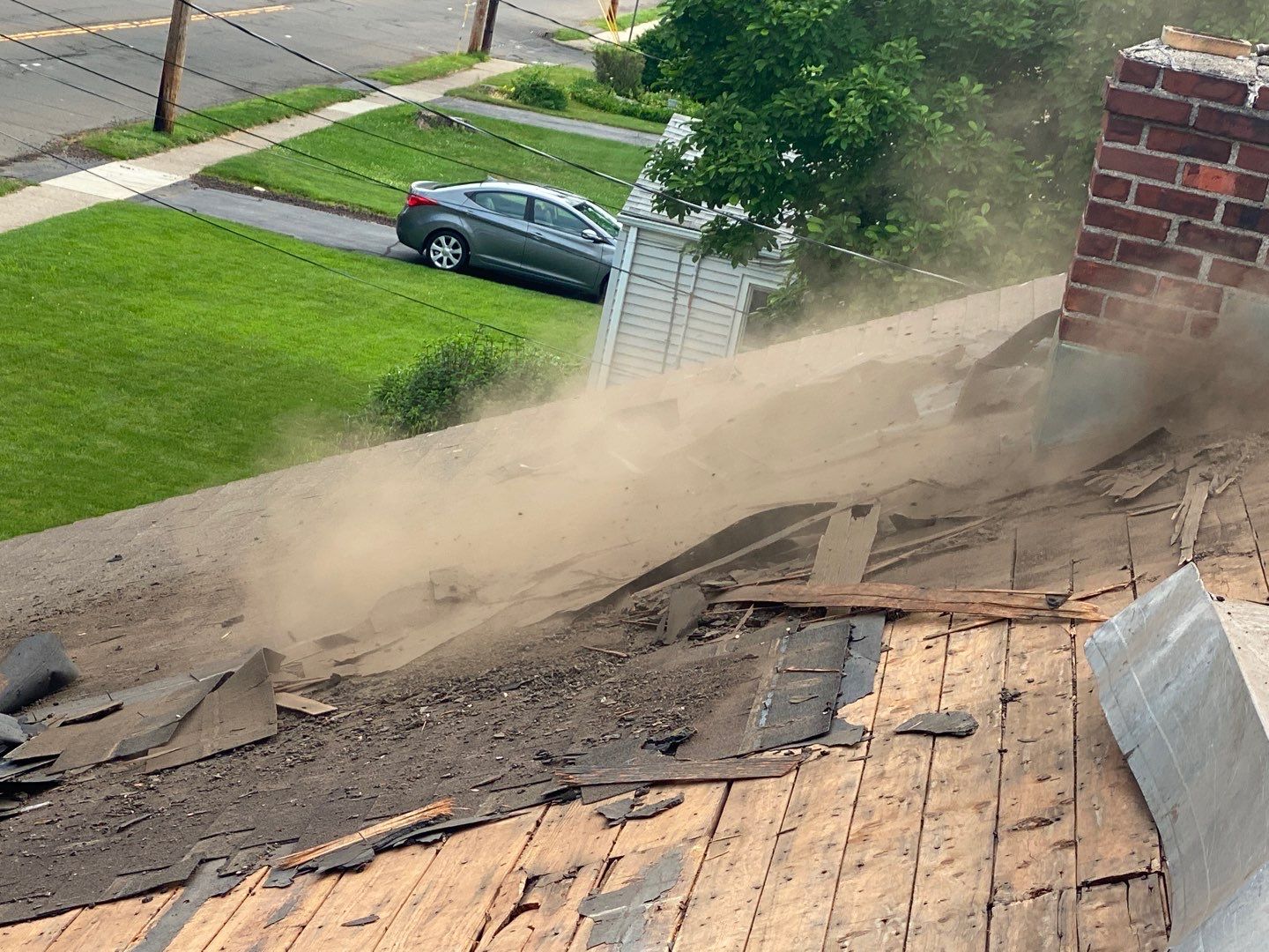 Residential Roofing Installation using Owens Corning Duration Driftwood by A Plus Exterior