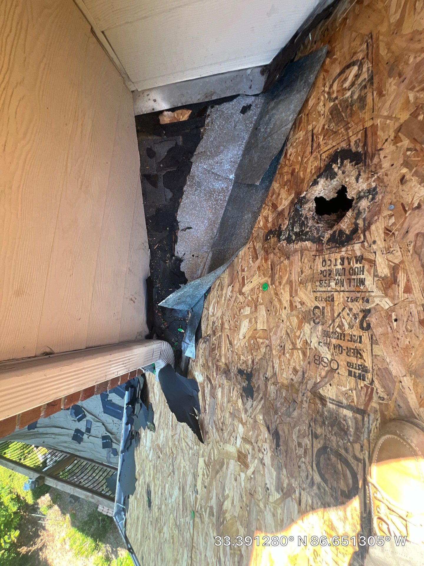 Shingle/Gutter Replacement in Hoover (Weatherwood) by The Roofing Dudes