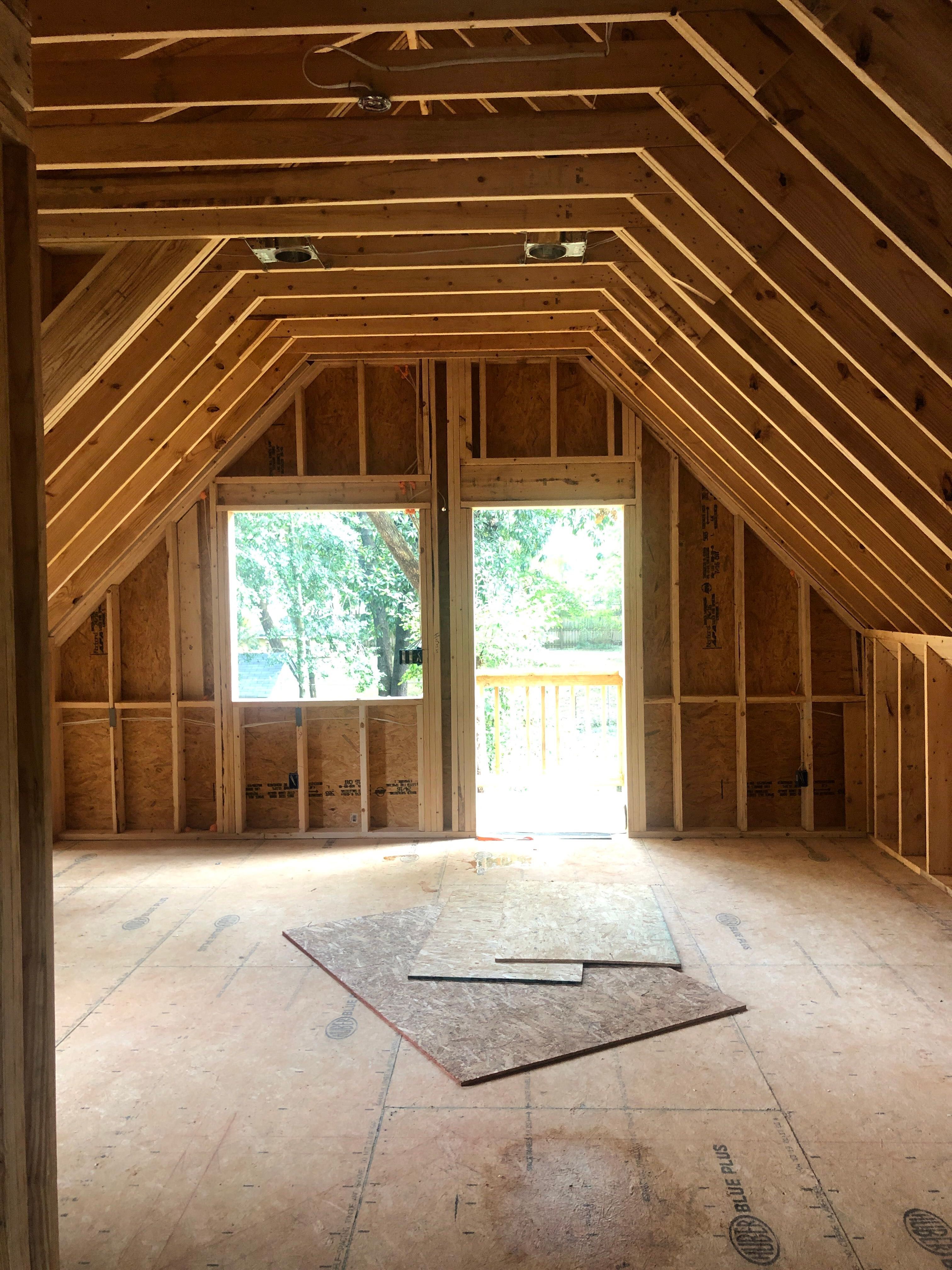 Custom Two-Story Brick Garage and Studio Apartment in Decatur by Swift Home Renovations 
