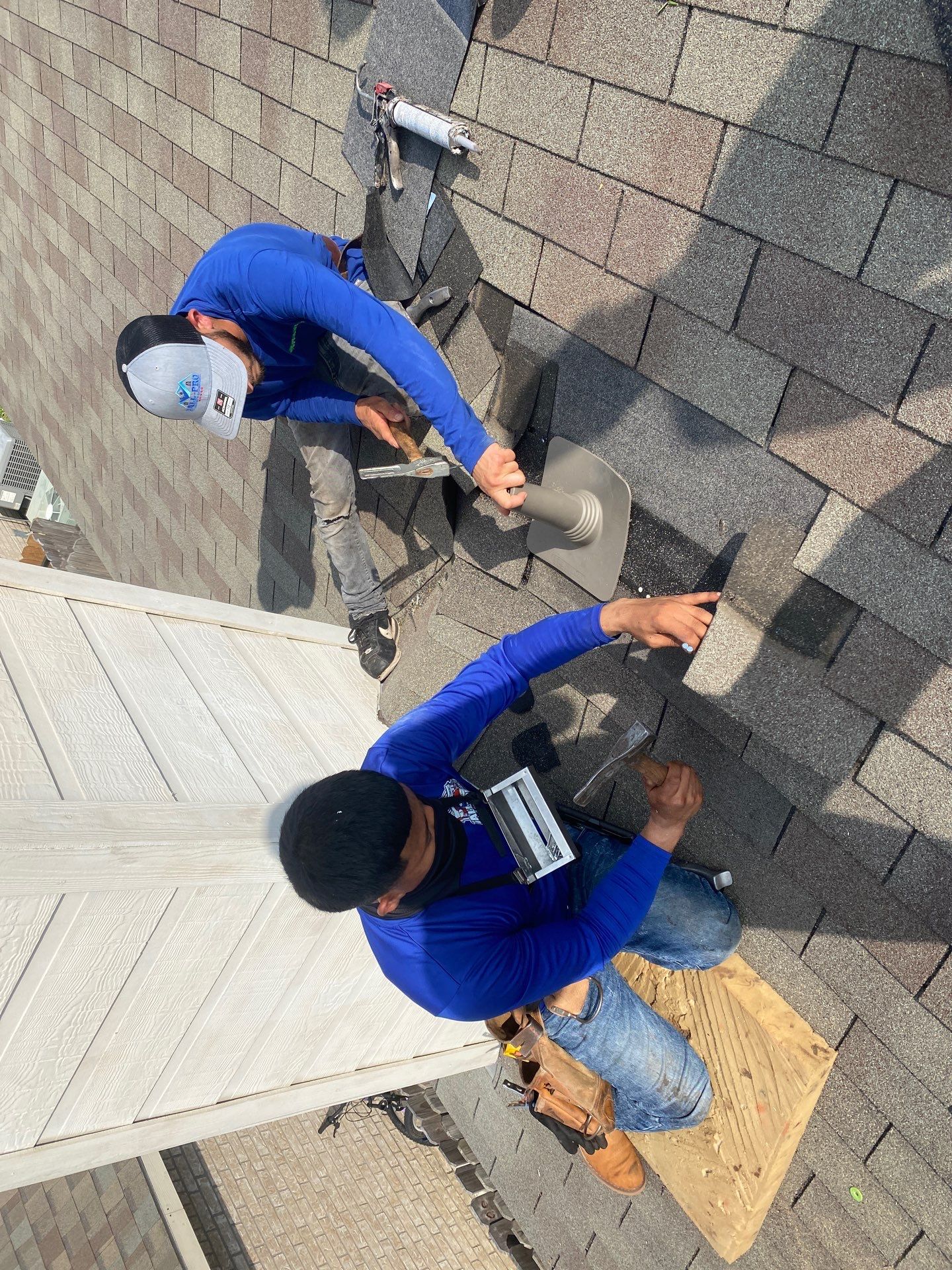 Hail Damage using Owen's Corning Duration (Lifetime) Shingles by Roof Repair Company