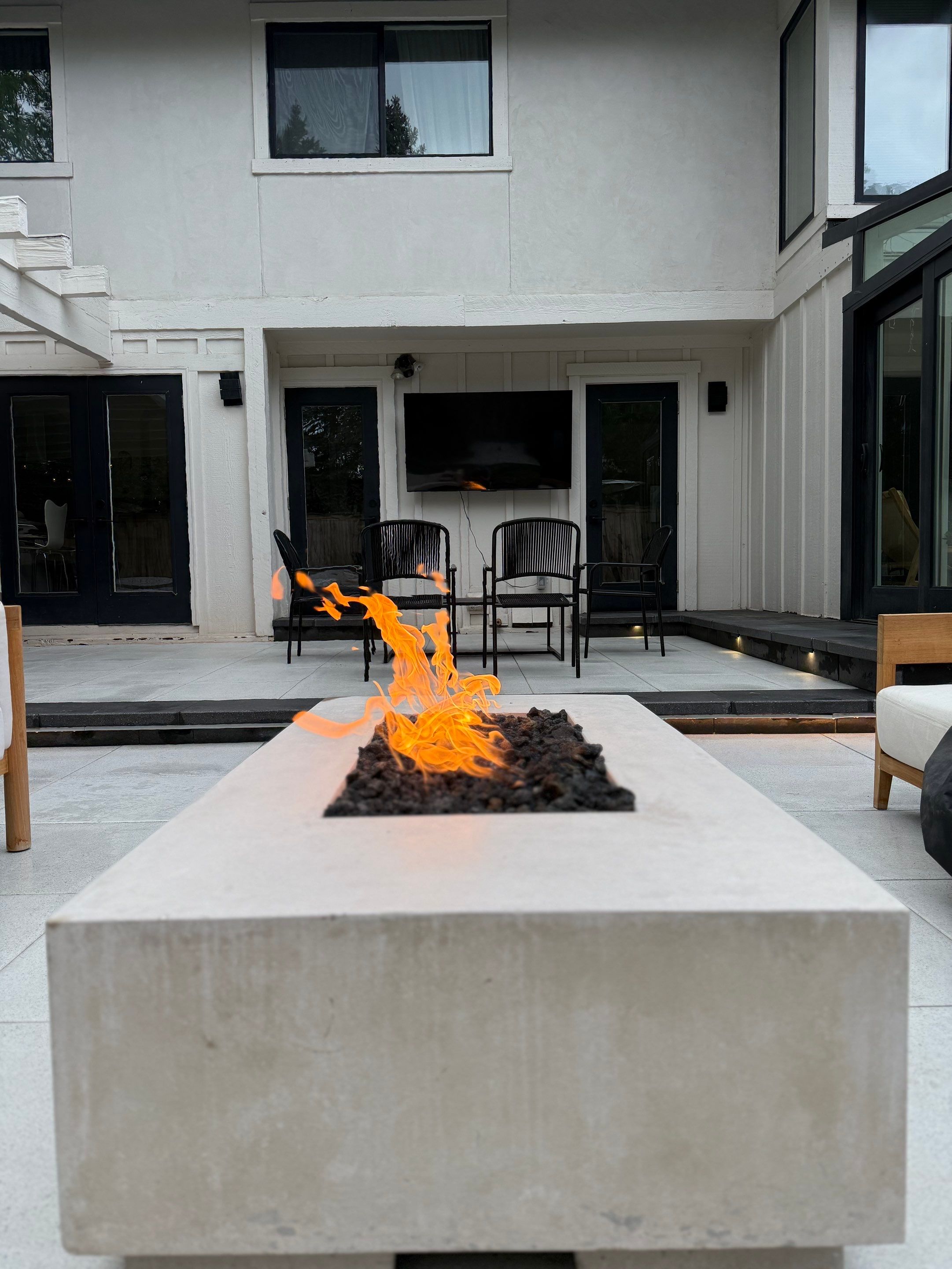 Modern Patio by JRM landscape & design