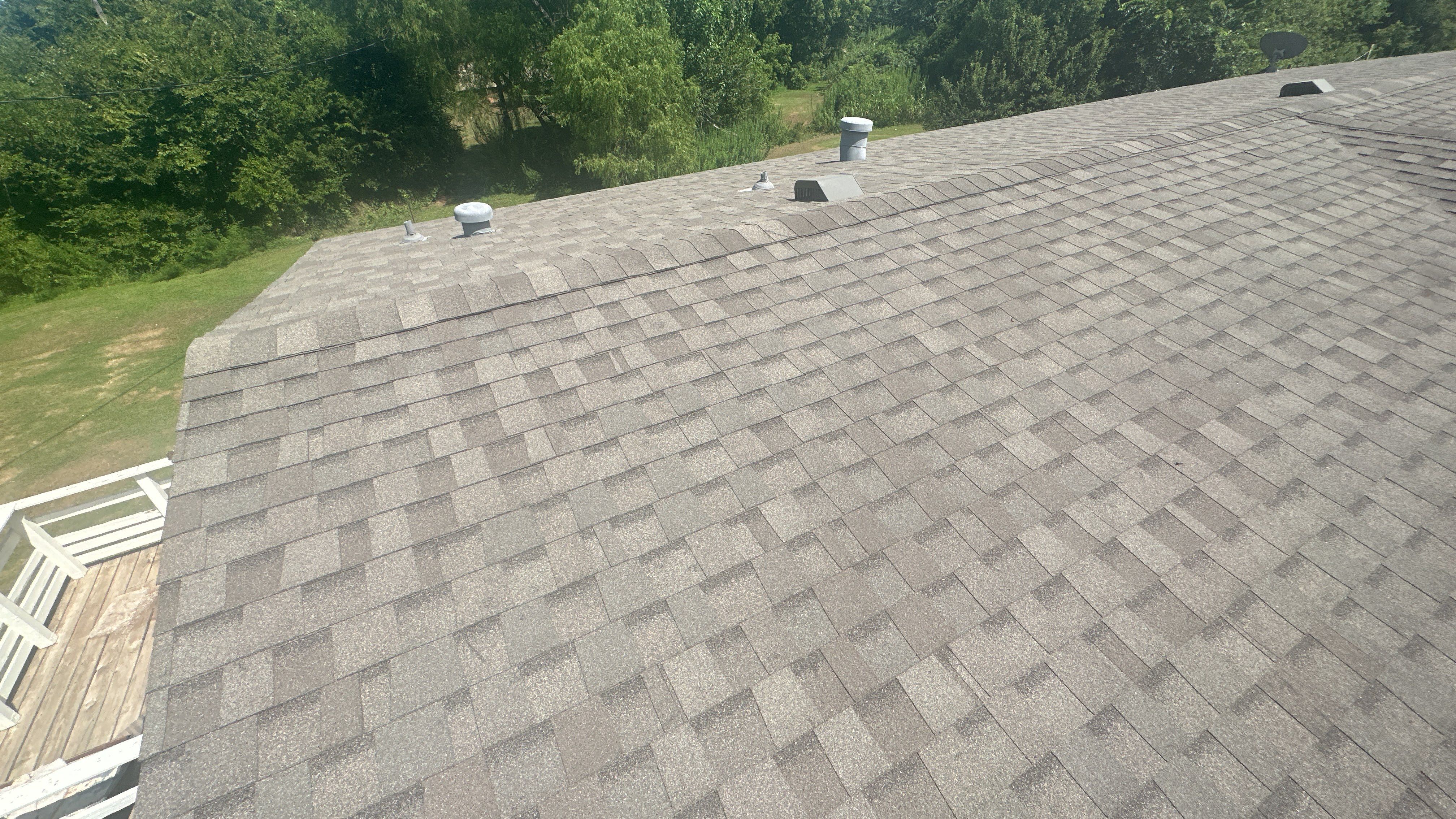 Reroof using GAF HDZ by Castillo Roofing