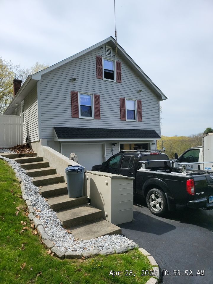 Siding Installation using Certainteed Monogram Smokey Gray by A Plus Exterior