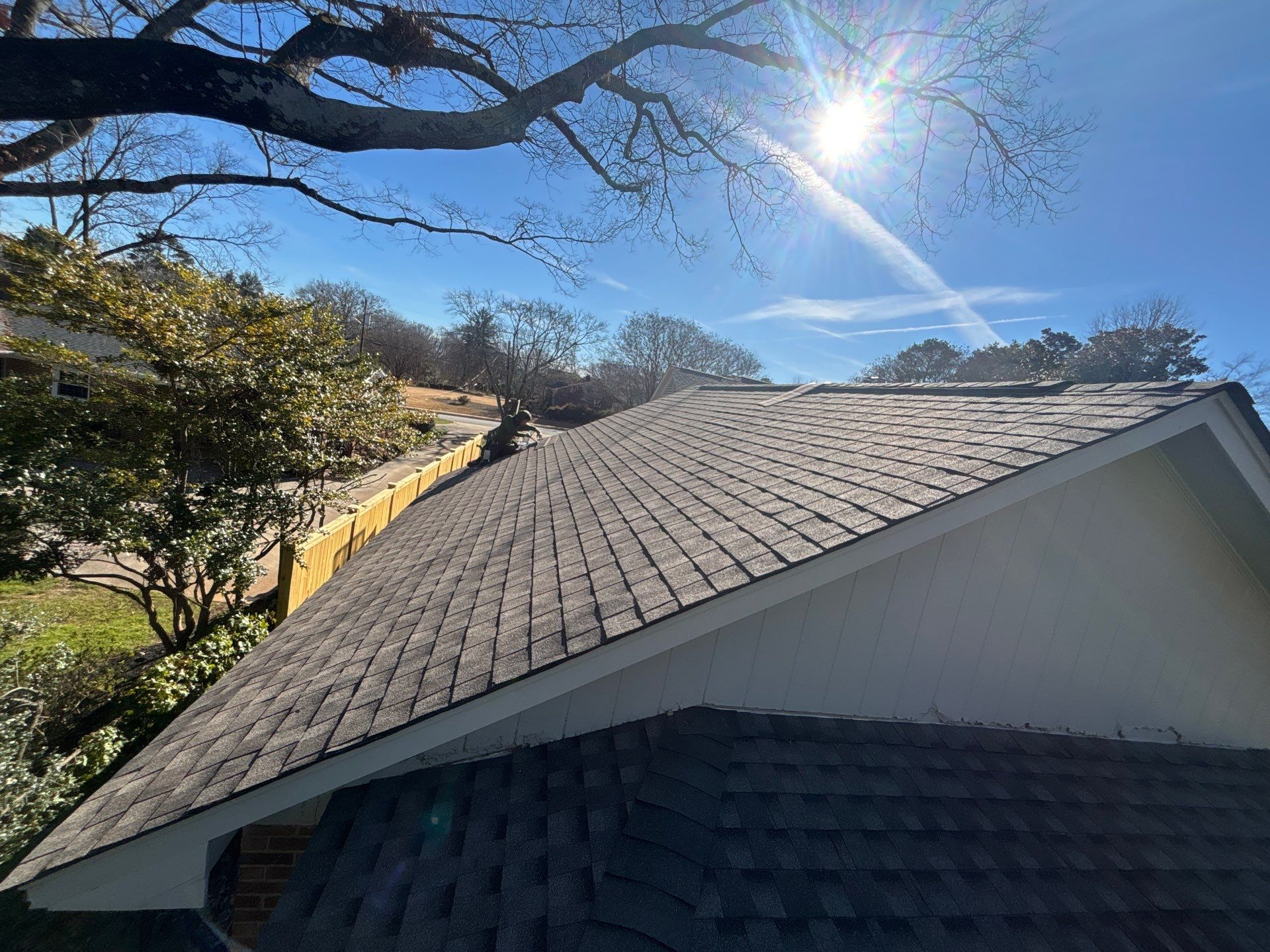 Roof Replacement in Greenville, SC | GAF Timberline HDZ Weathered Wood by Roofers LLC