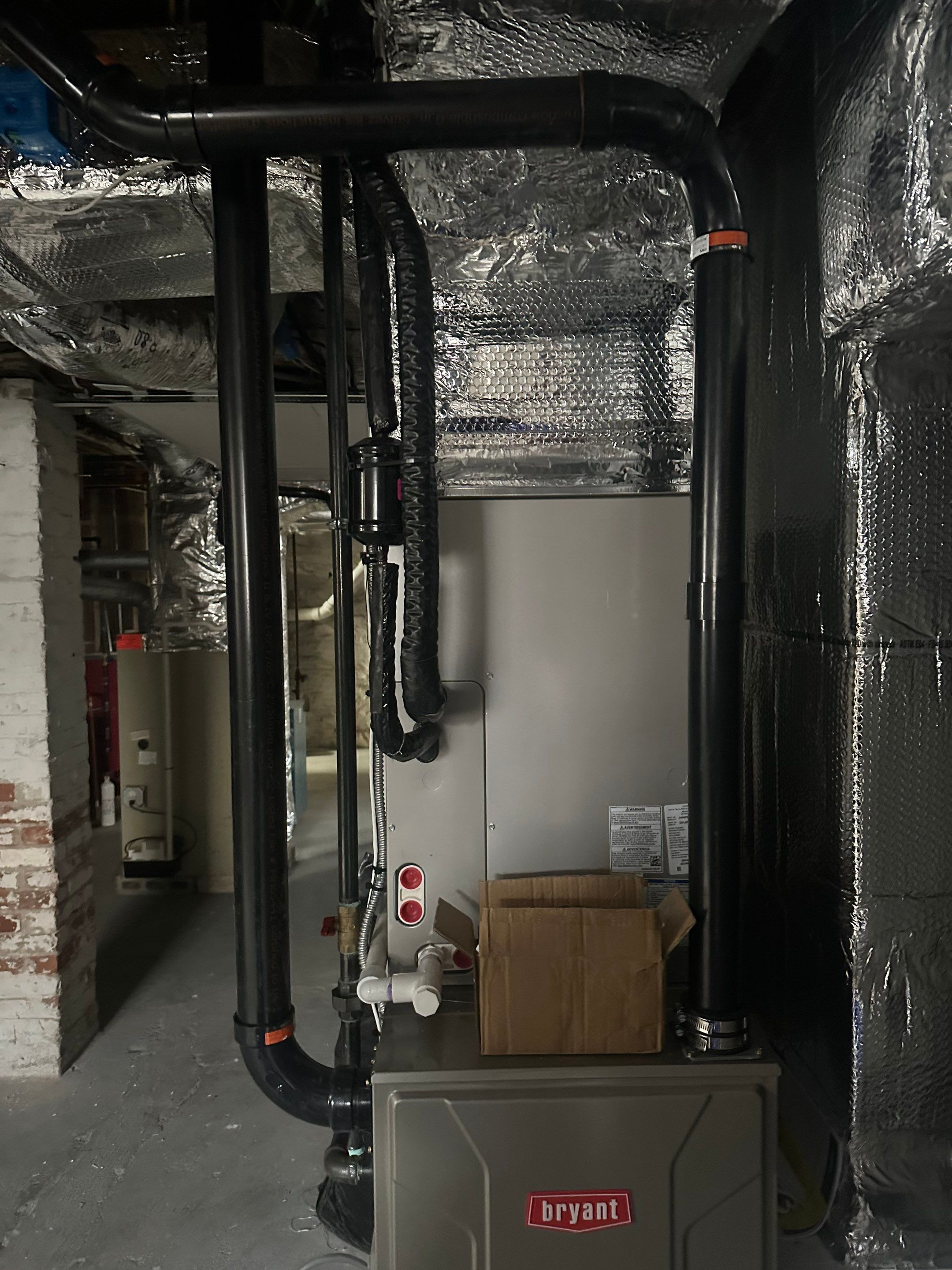 Bryant Evolution Furnace Upgrade with Heat Pump using Ducted by Ocean State Air Solutions