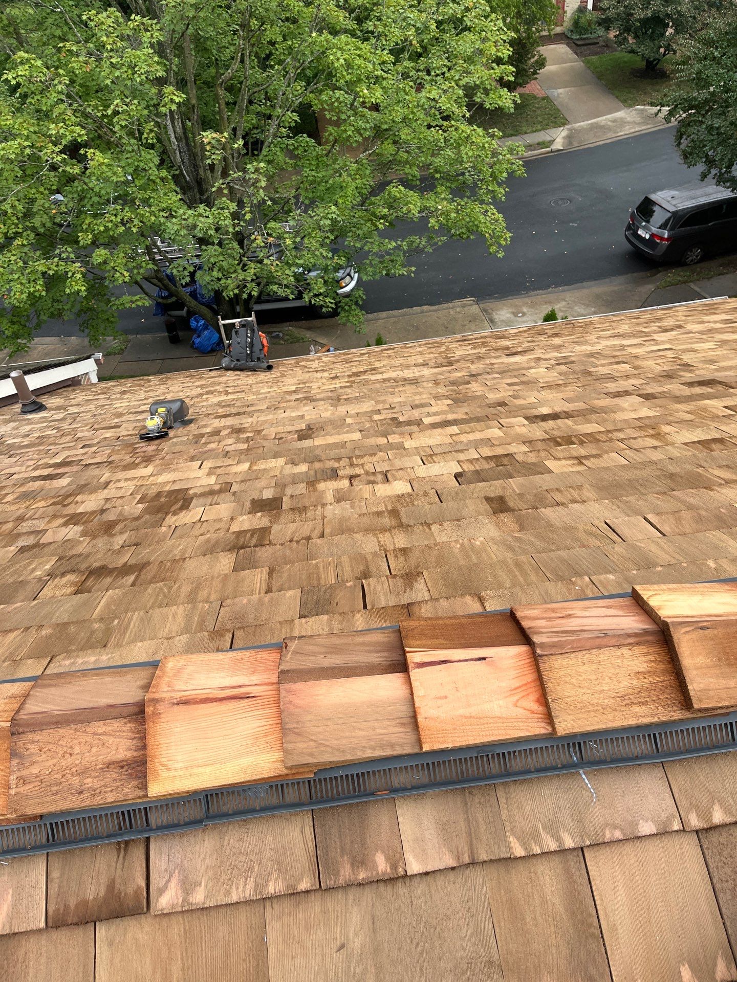 Arlington: Residential Roof Replacement with Perfection CCA-Treated Cedar Shakes by RM Banning, Inc.