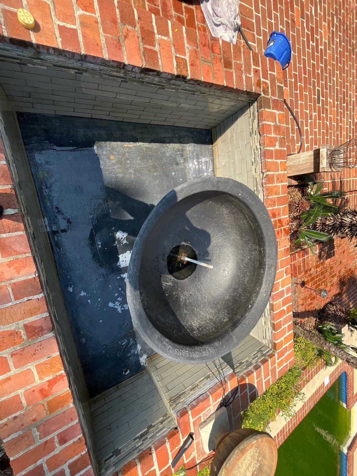 Pool Cleaning using Pool Cleaner by College Bros Outdoor services