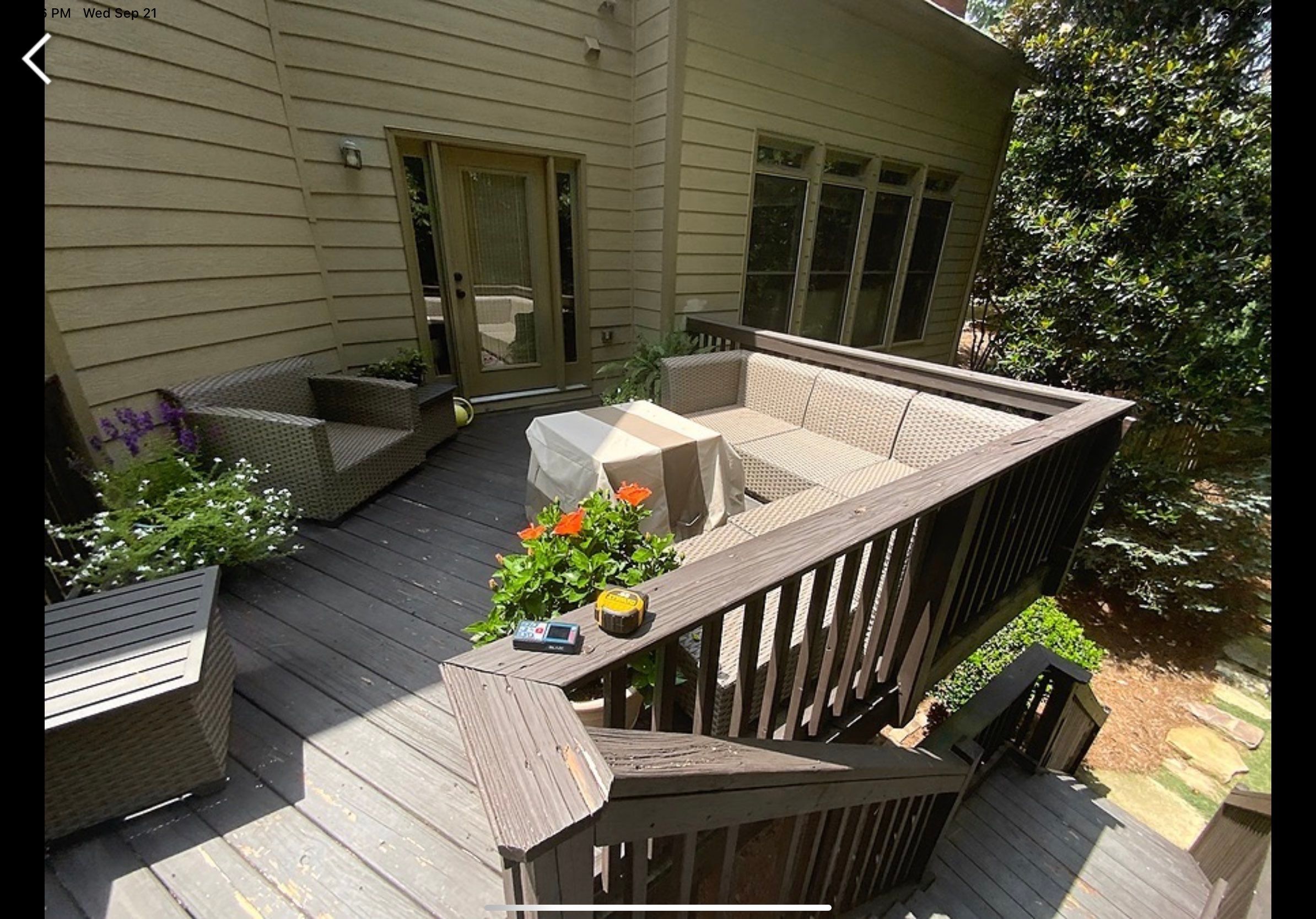 Deck Stair Rebuild and Wood Deck Repairs in Woodstock by Swift Home Renovations