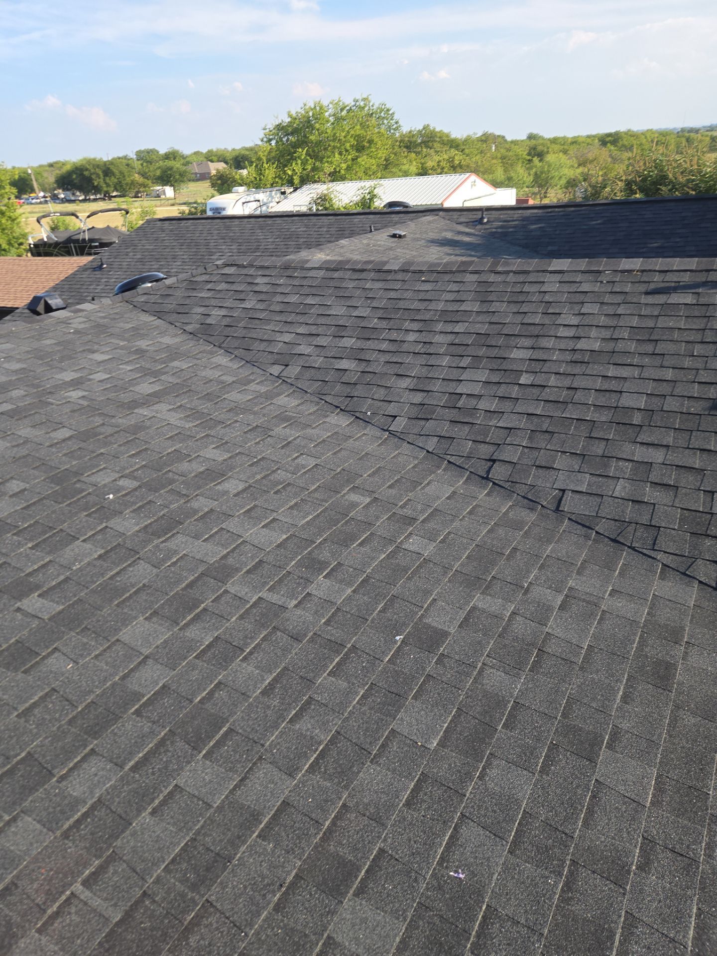 Project in Justin by Lonestar Roofing and Restoration LLC.