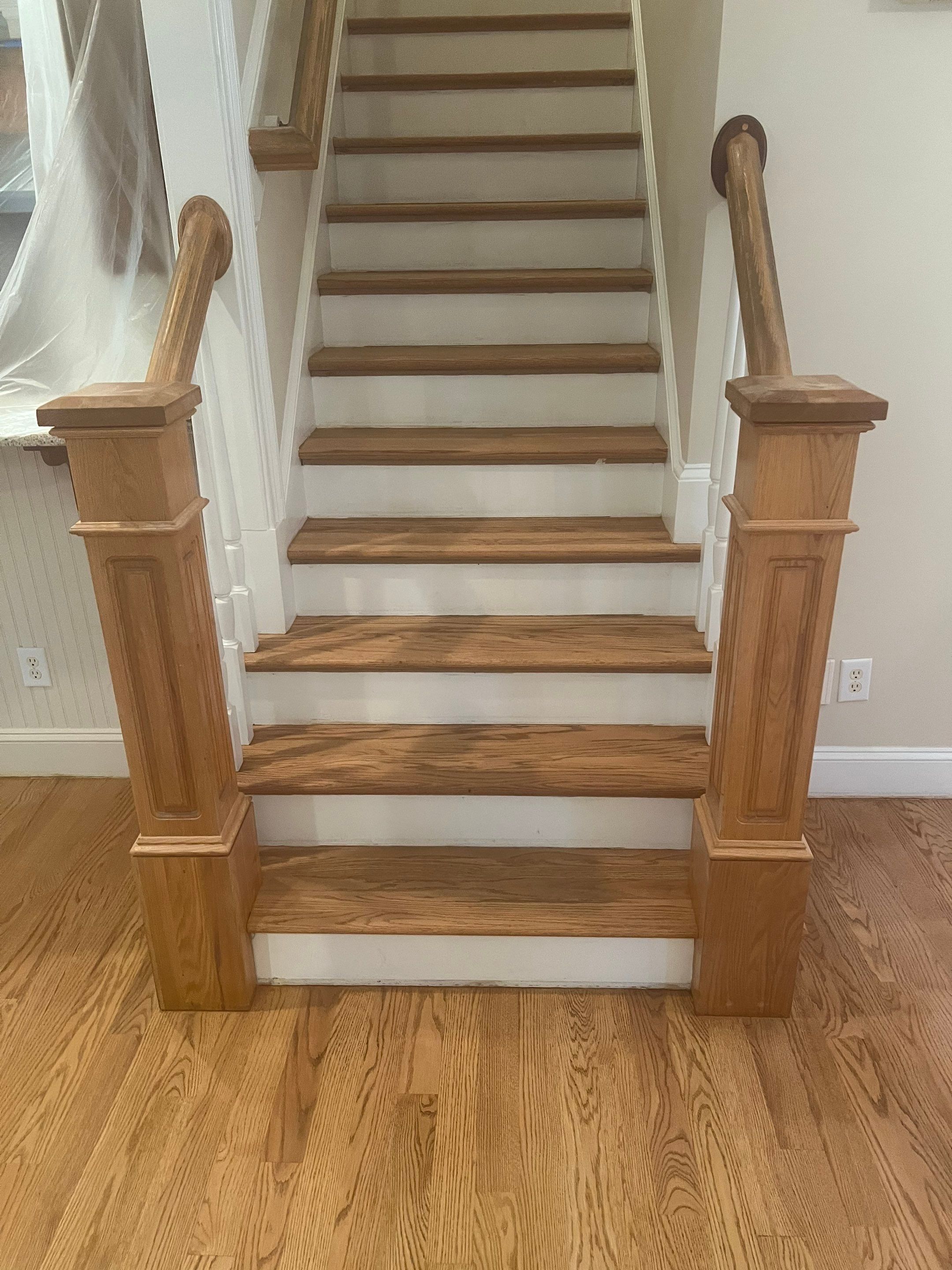 A beautiful refinishing project in The Oaks, Chapel Hill by Accent Custom Floors