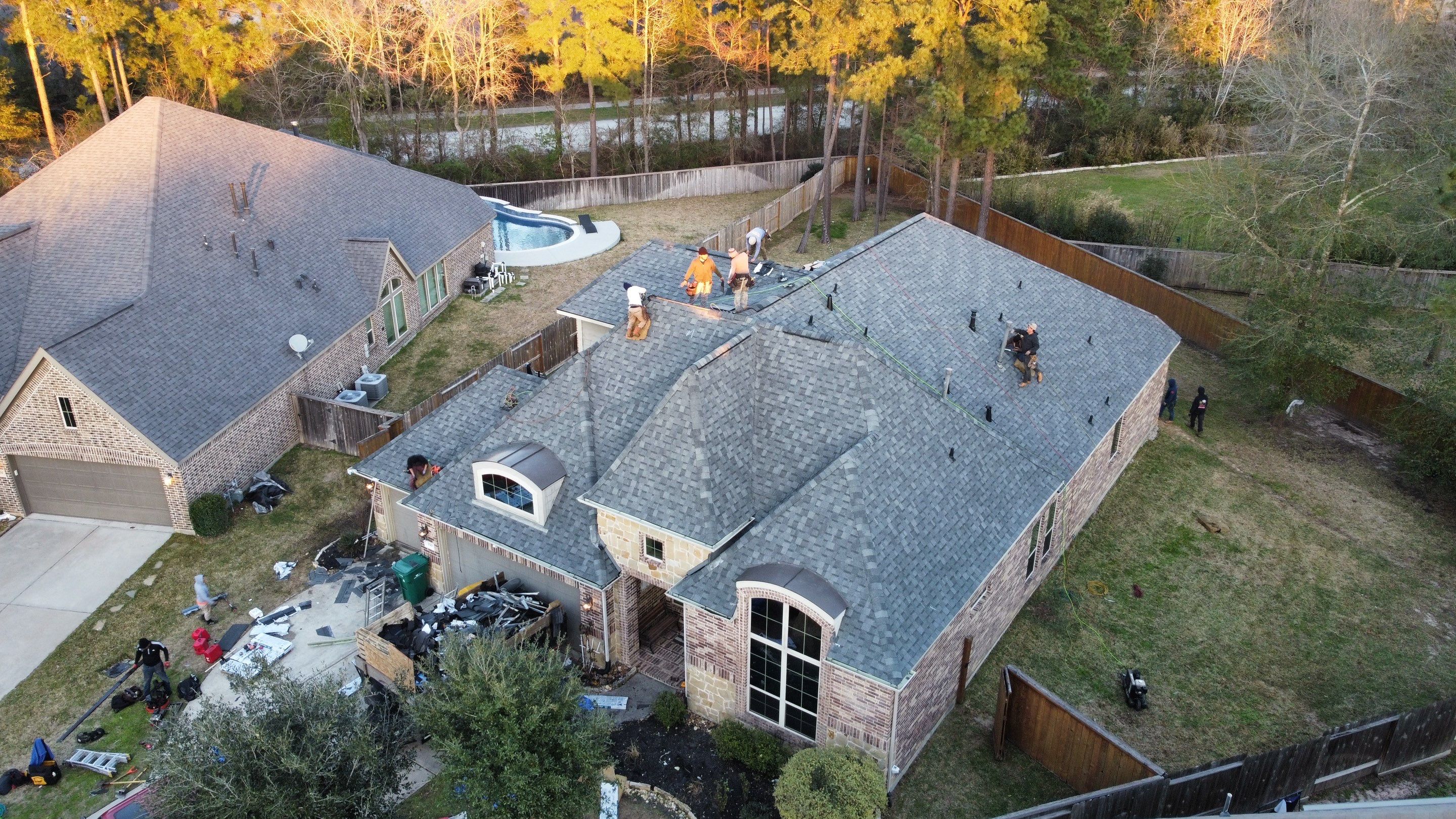 Residential Roof Replacement using IKO Cambridge Lifetime Shingle by Elite Roofing LLC